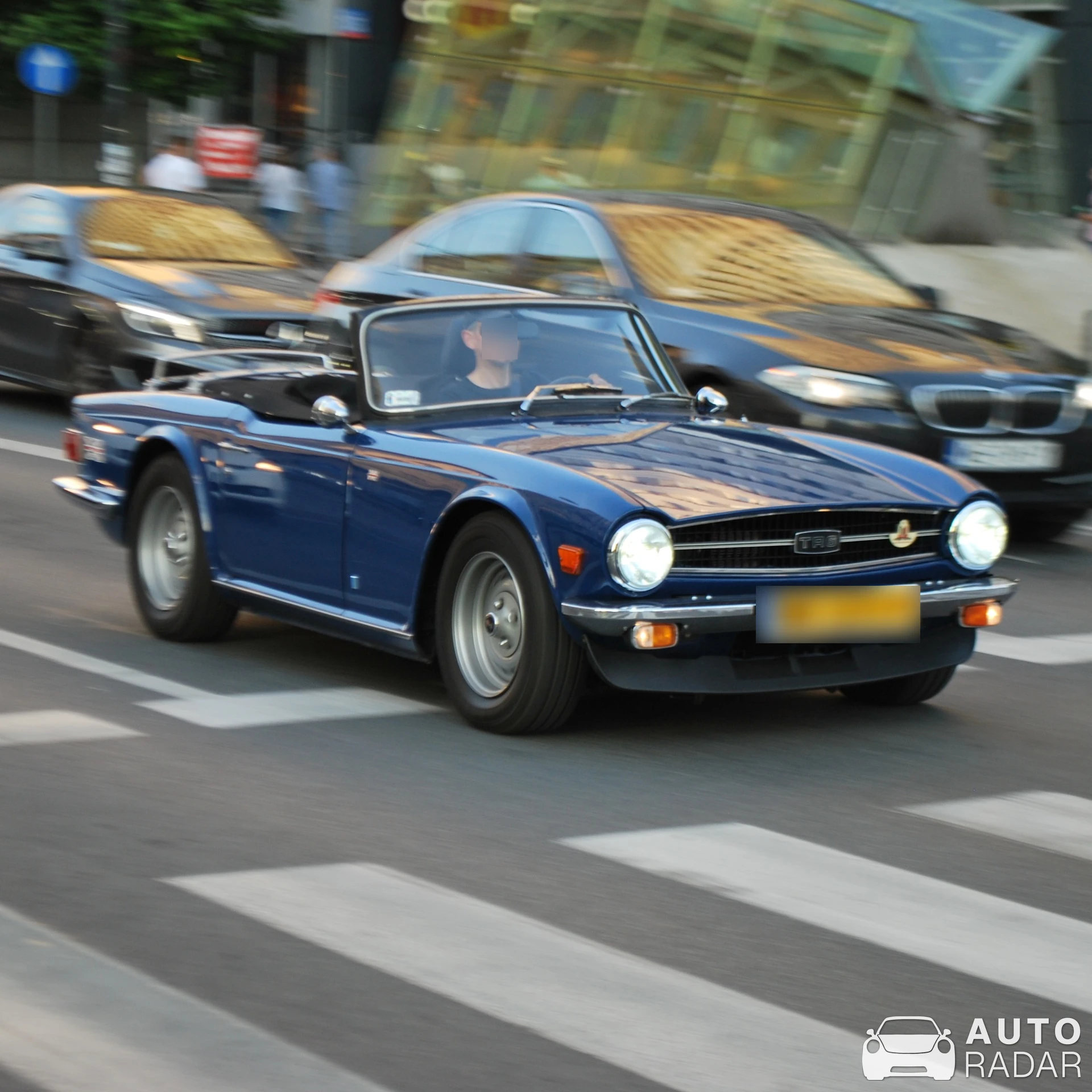 Triumph TR6 spotted in Warsaw, Poland