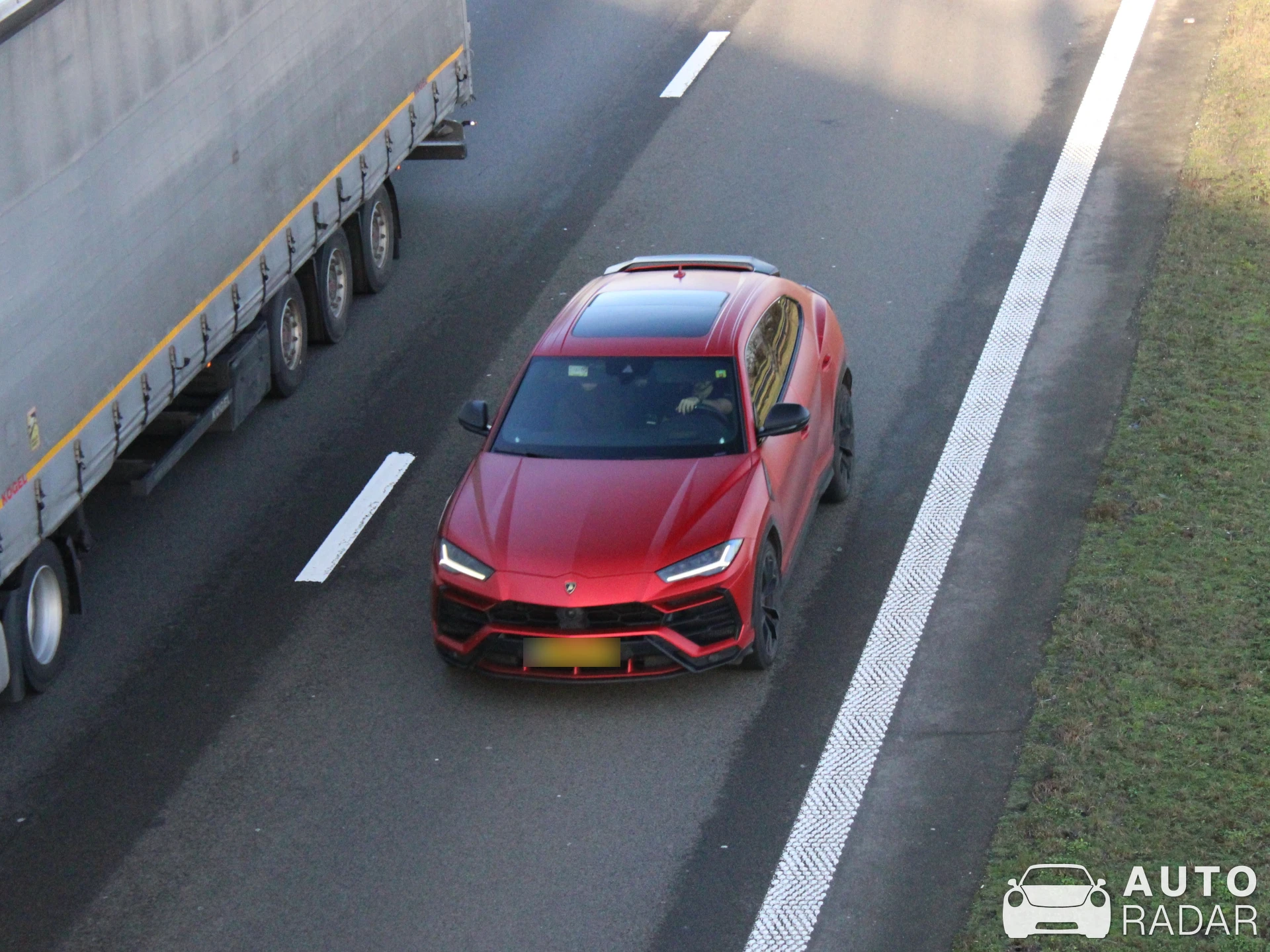 Lamborghini Urus spotted in Brecht, Belgium