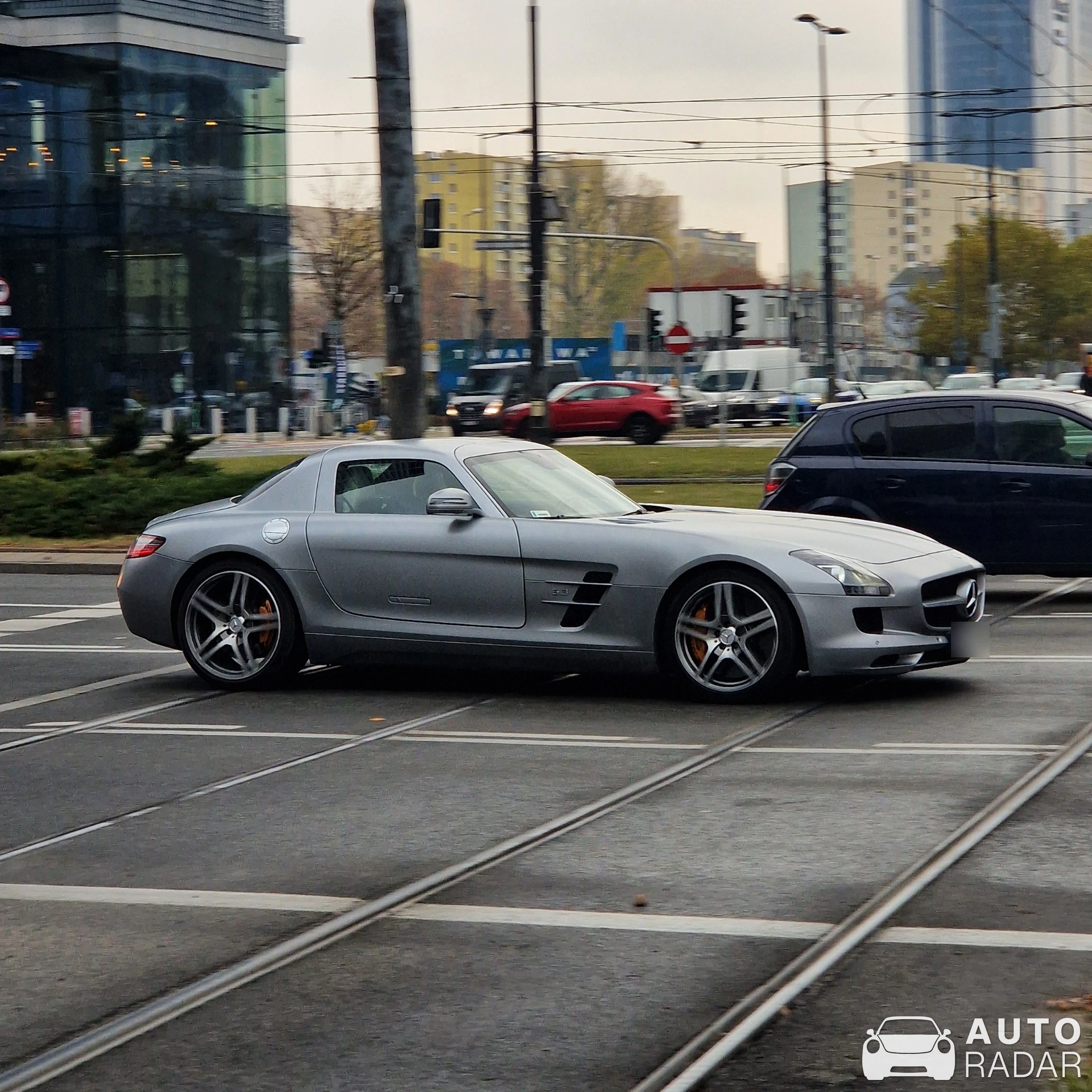 Mercedes-Benz SLS AMG spotted in Warszawa, Poland