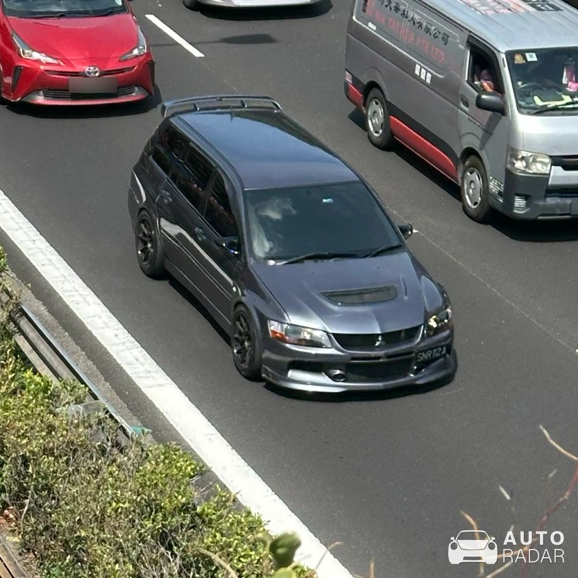 Mitsubishi Lancer Evolution IX Wagon GT spotted in Singapore