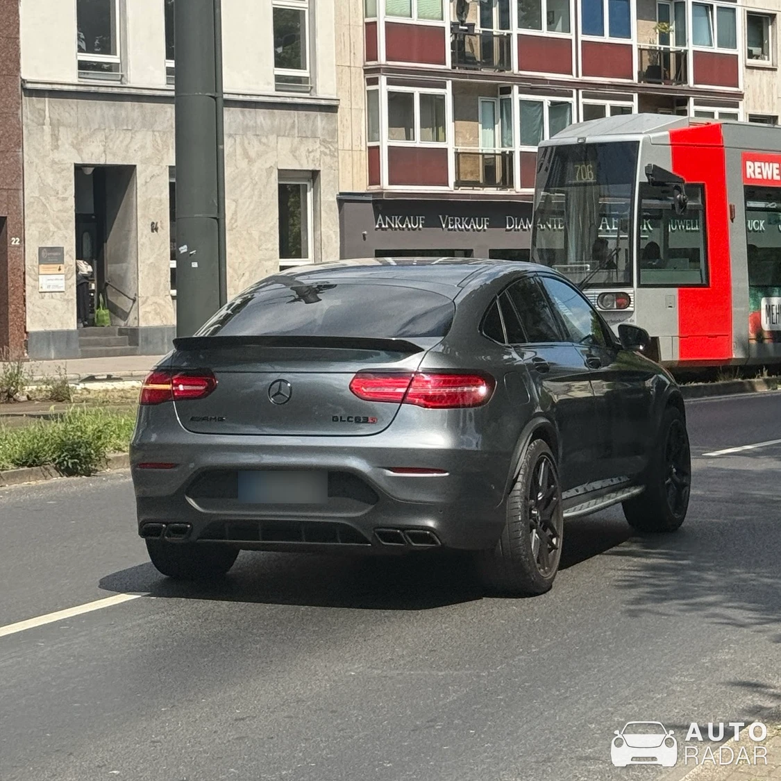 Mercedes-AMG GLC 63 S Coupé C253 2018 spotted in Düsseldorf, Deutschland