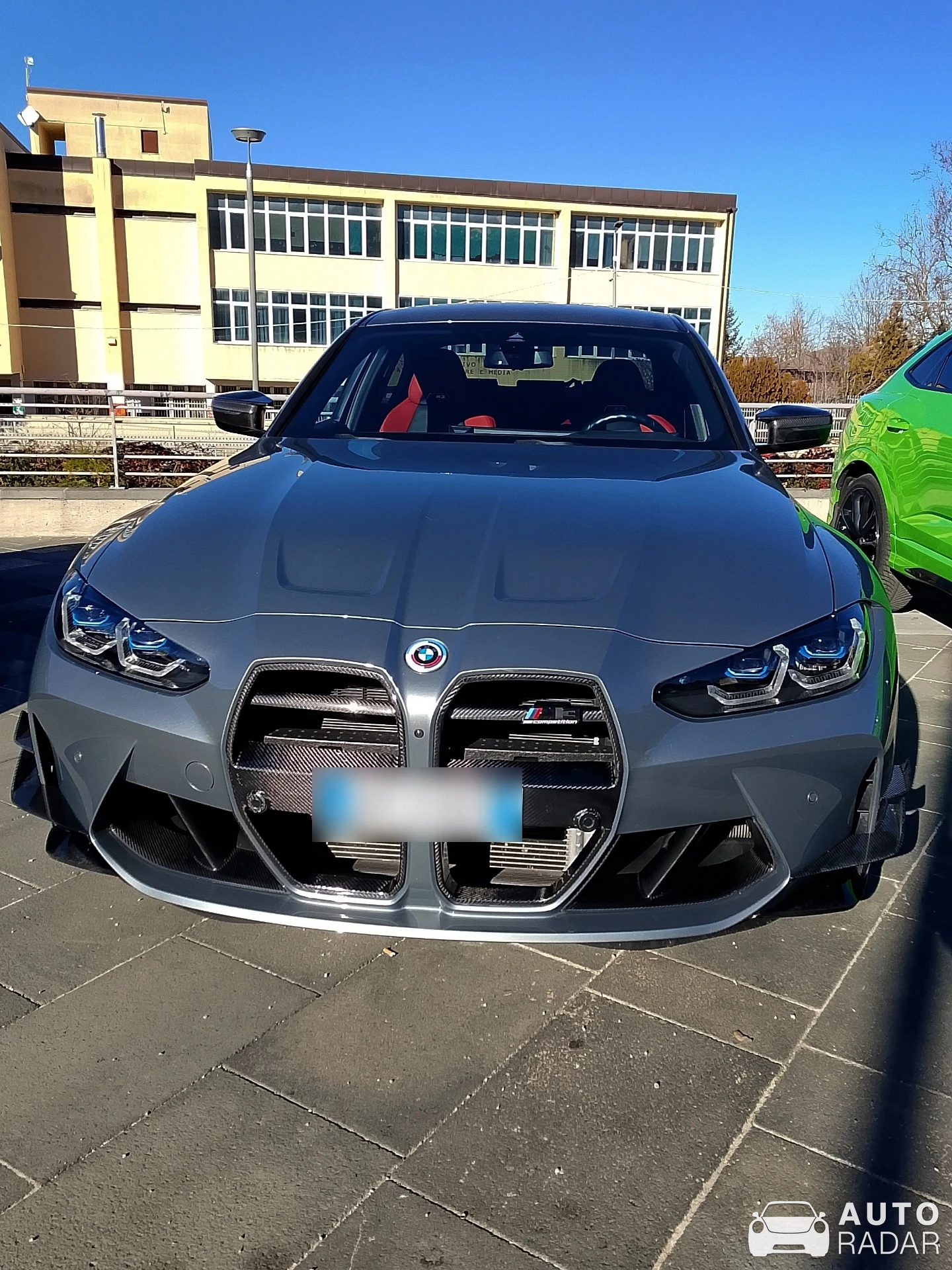 BMW M3 G80 Sedan Competition spotted in Pignola