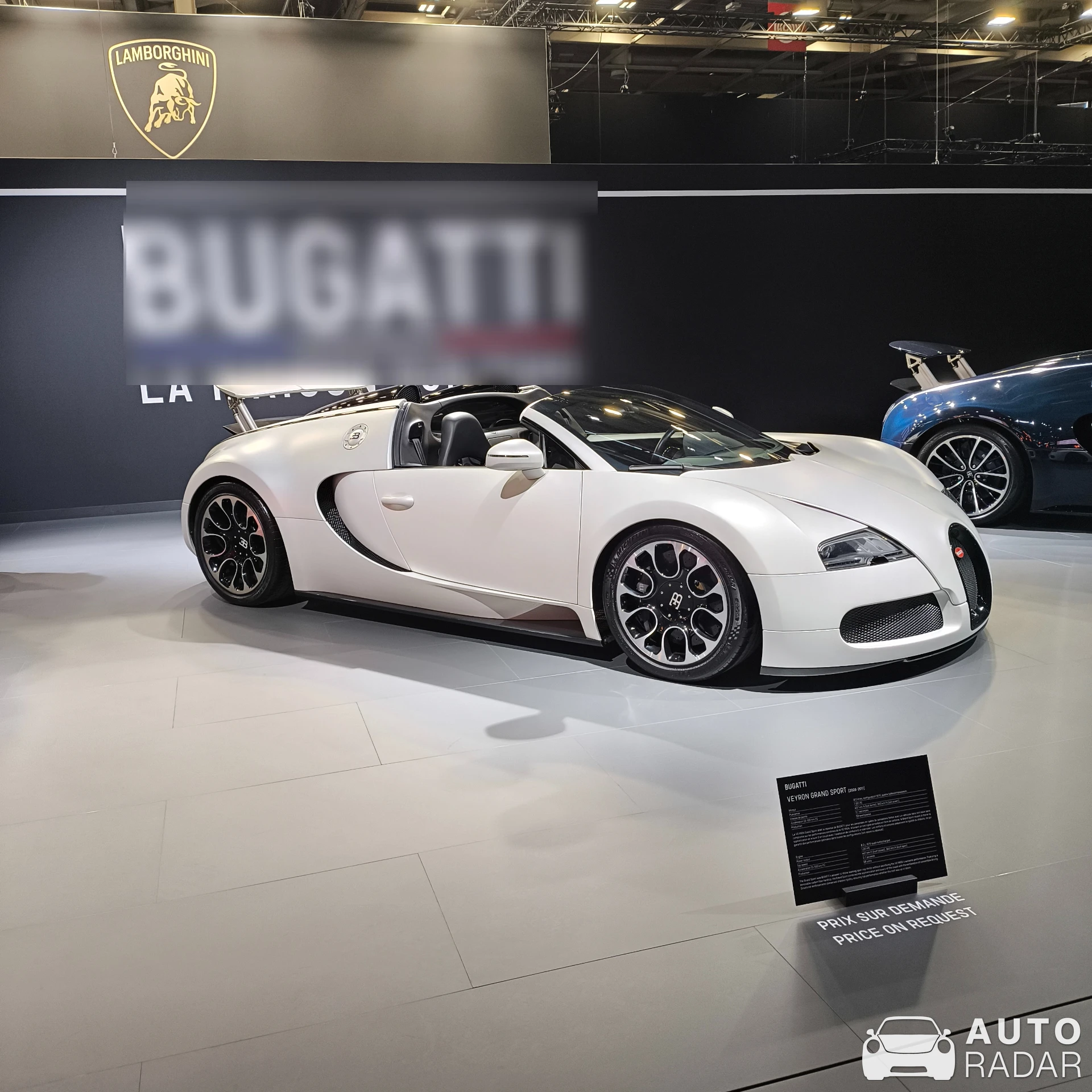 Bugatti Veyron 16.4 Grand Sport spotted in Paris, France