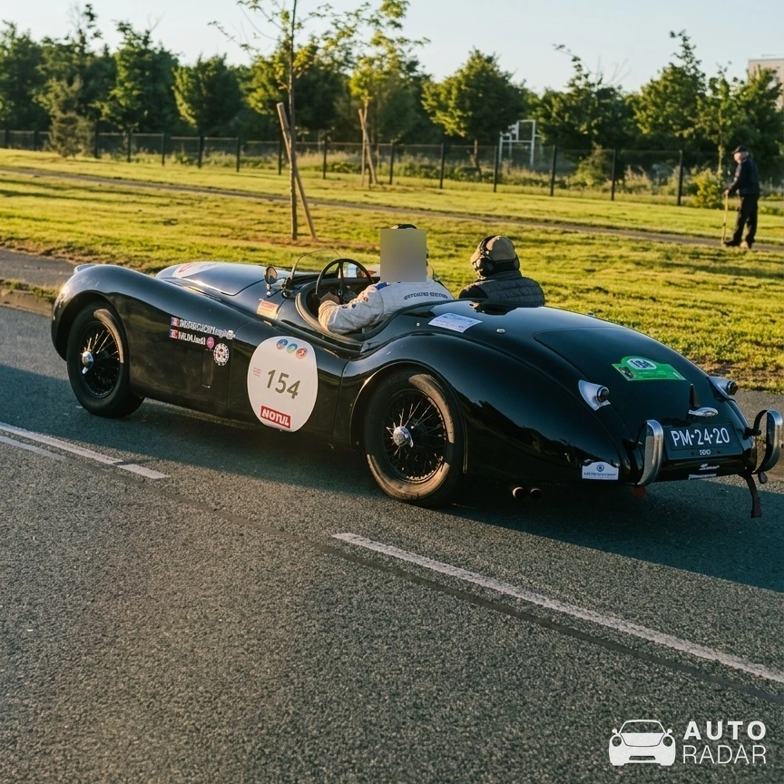 Jaguar XK120 Roadster spotted in Blagnac