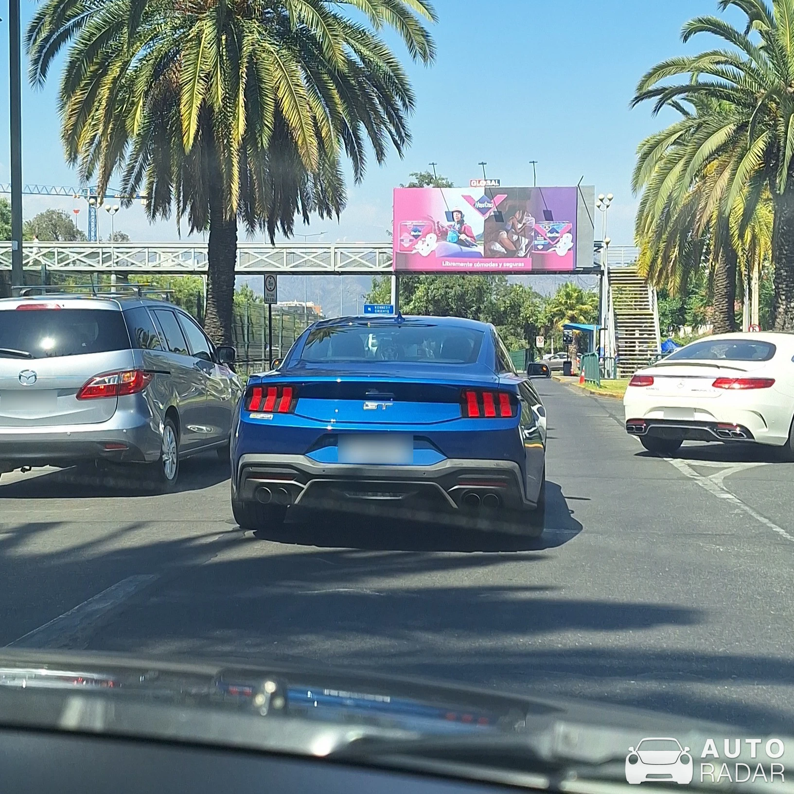 Ford Mustang GT 2024 spotted in Las Condes, Chile