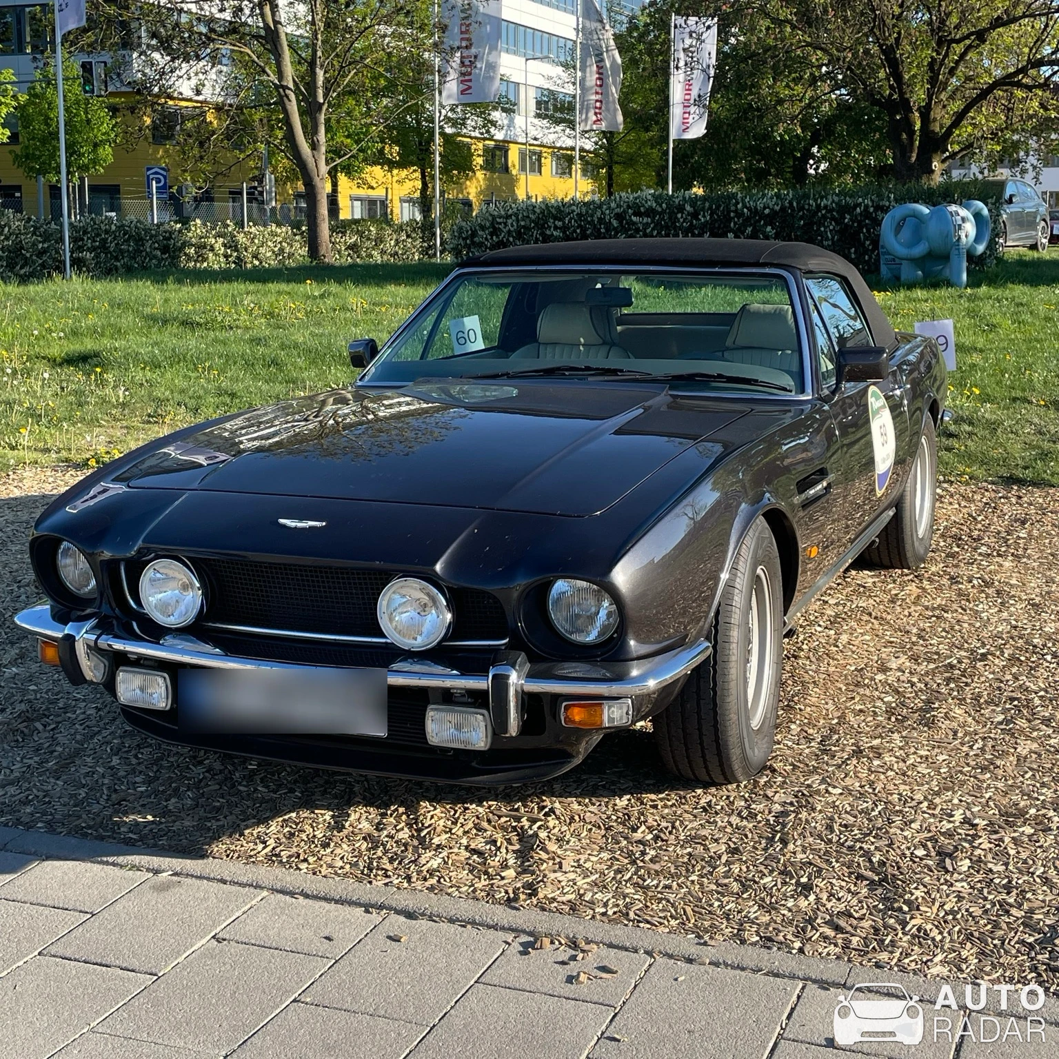Aston Martin V8 Volante spotted in München