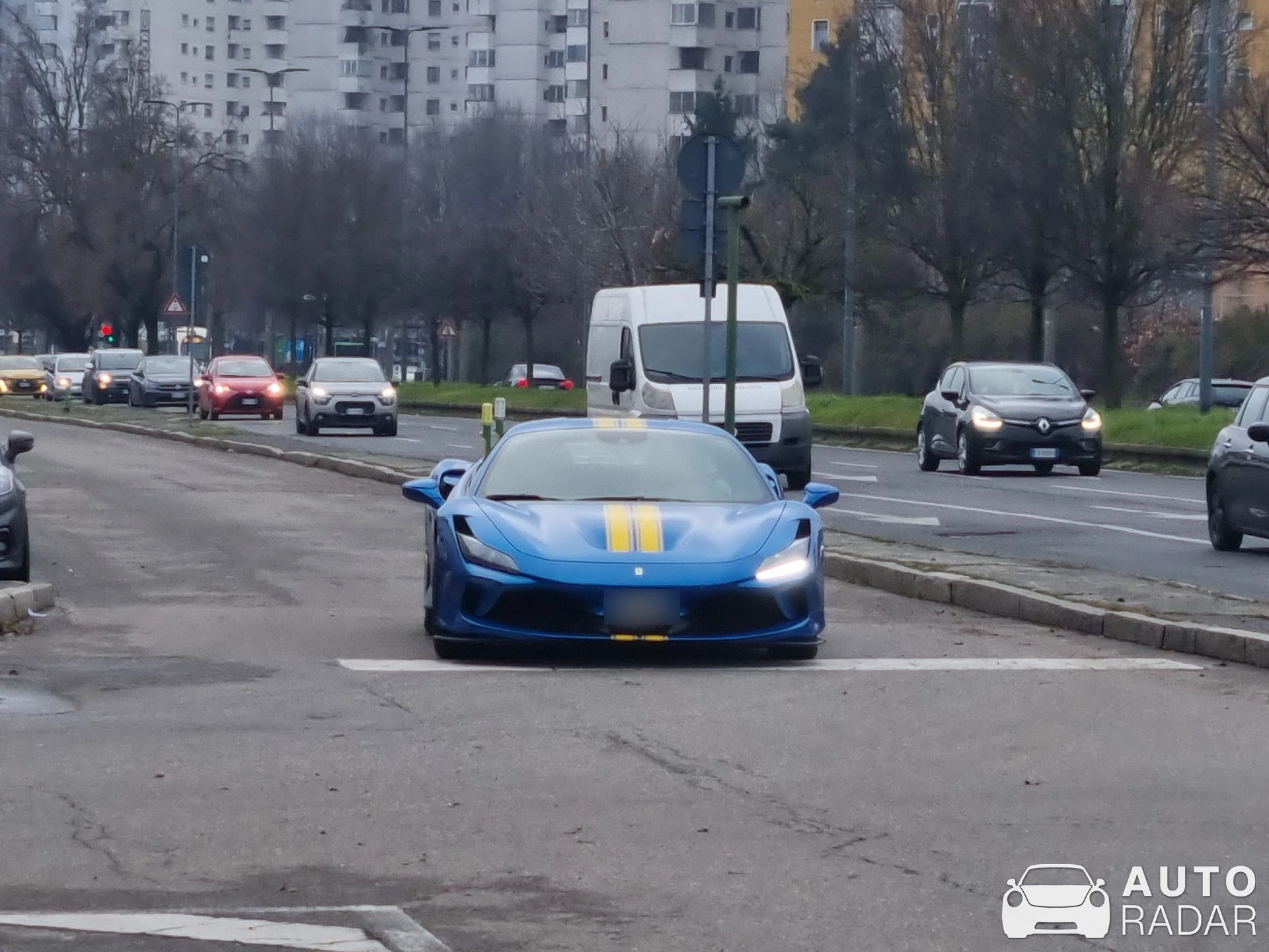 Ferrari F8 Tributo spotted in Città metropolitana di Milano, Italia
