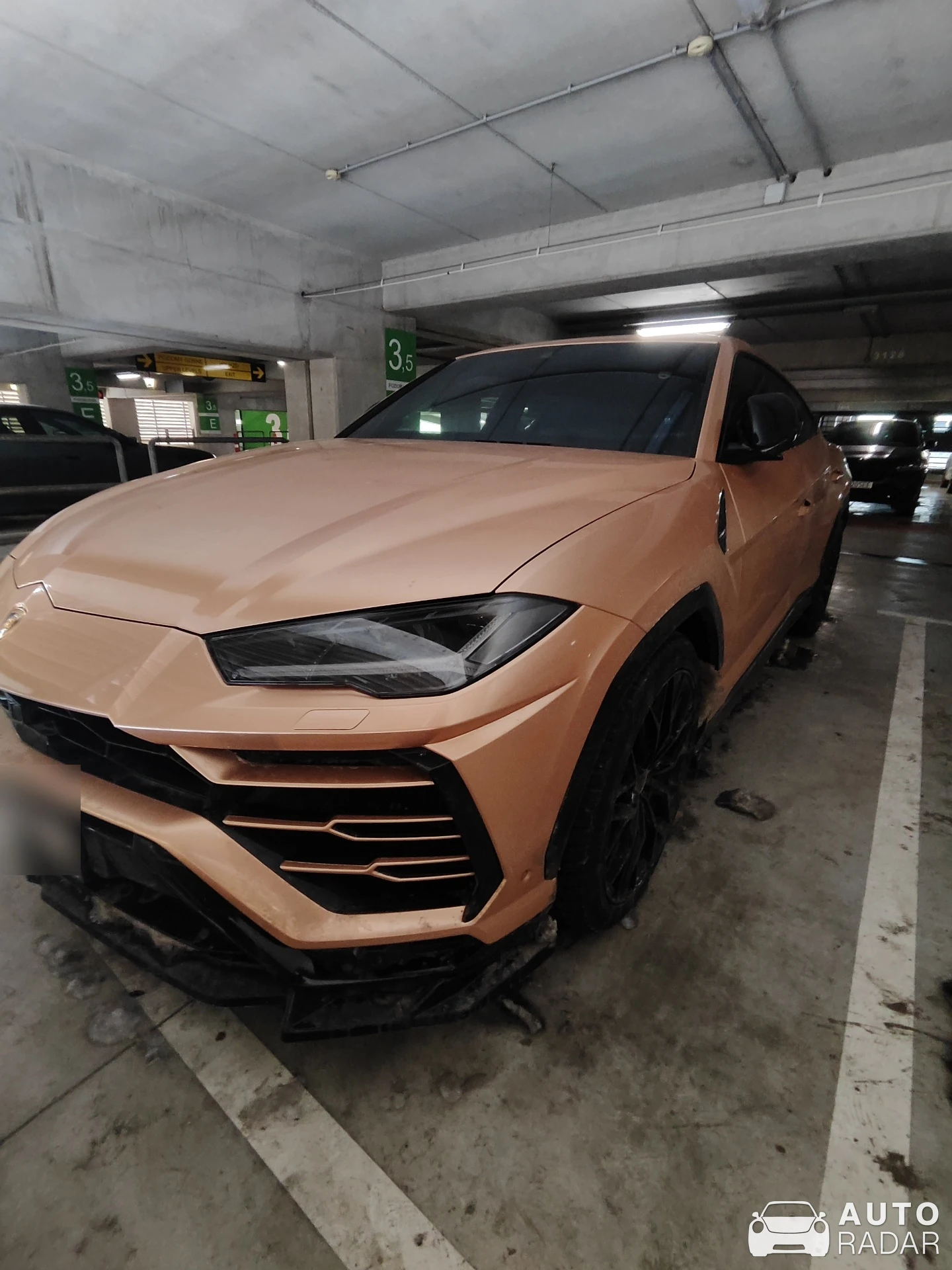 Lamborghini Urus spotted in Balice, Poland