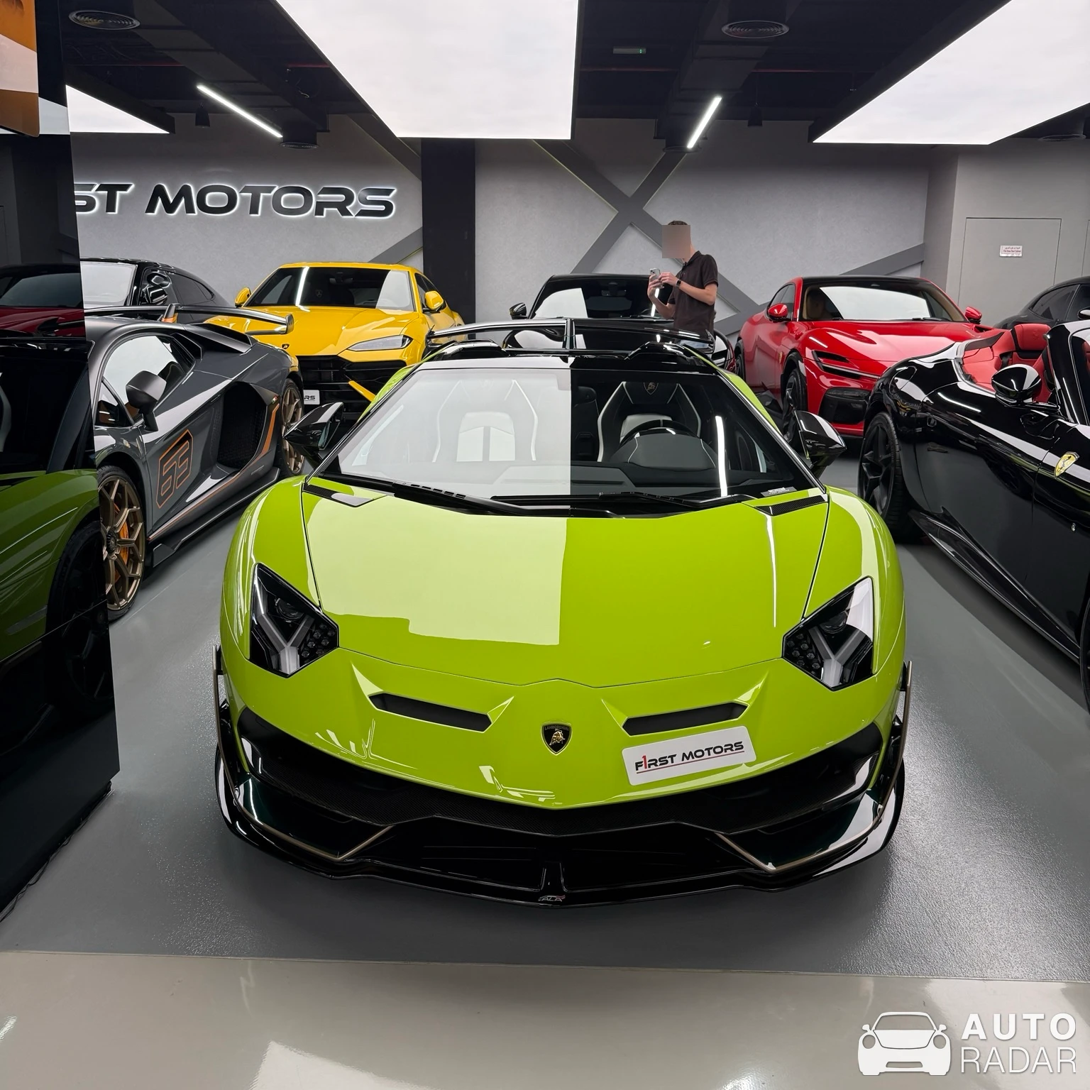 Lamborghini Aventador LP770-4 SVJ Roadster spotted in مشيرف, United Arab Emirates