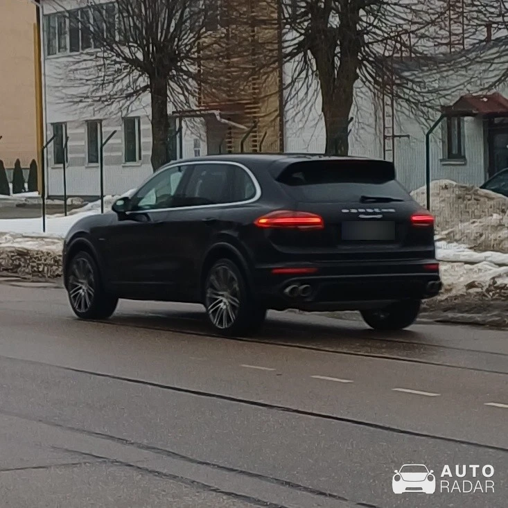 Porsche Cayenne Diesel spotted in Liepāja
