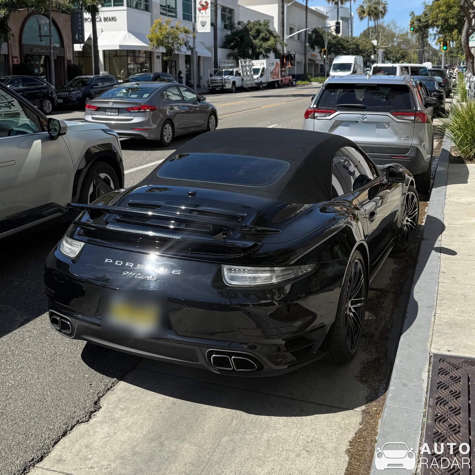 Porsche 991 Turbo Cabriolet MkI spotted in Beverly Hills