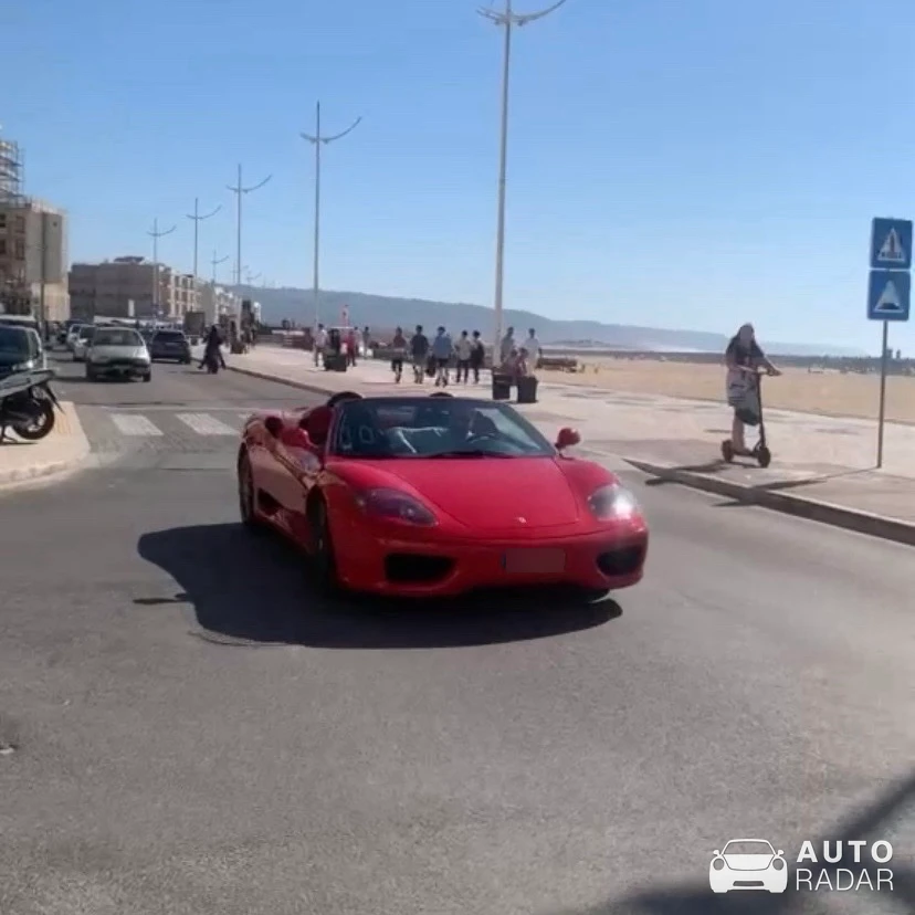 Ferrari 360 Spider spotted in Nazaré