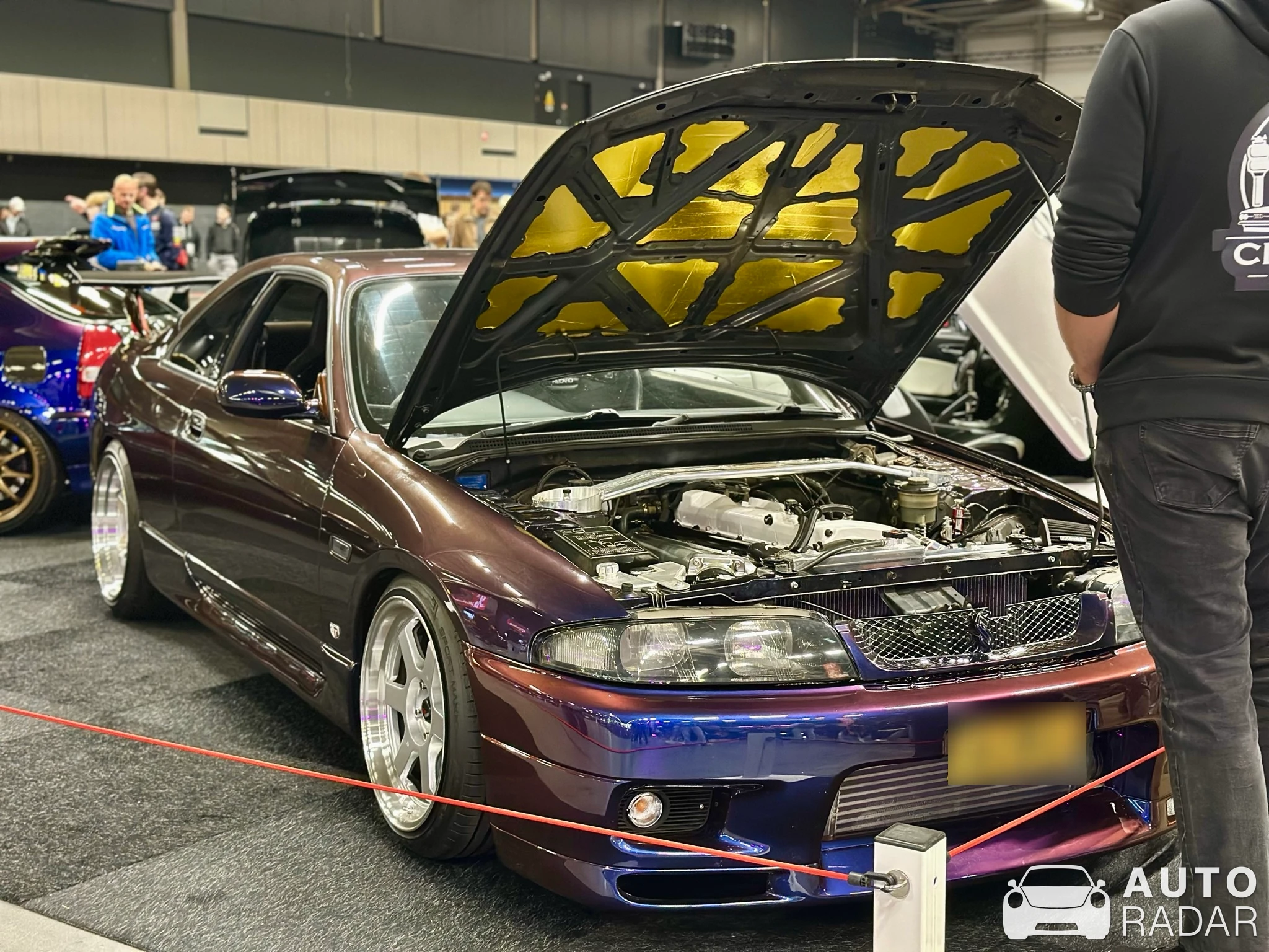 Nissan Skyline R33 GT-R V-Spec Midnight Purple spotted in Rotterdam