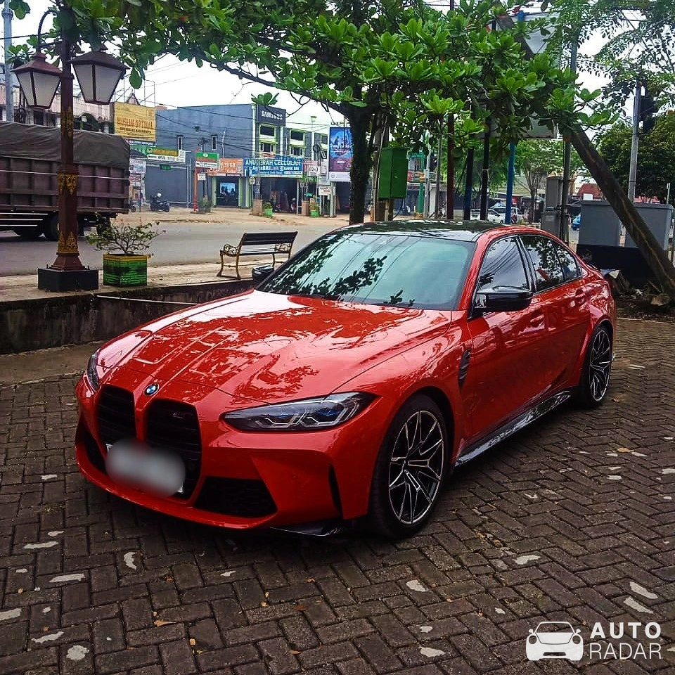 BMW M3 G80 Sedan Competition spotted in Tabalong Regency, Indonesia