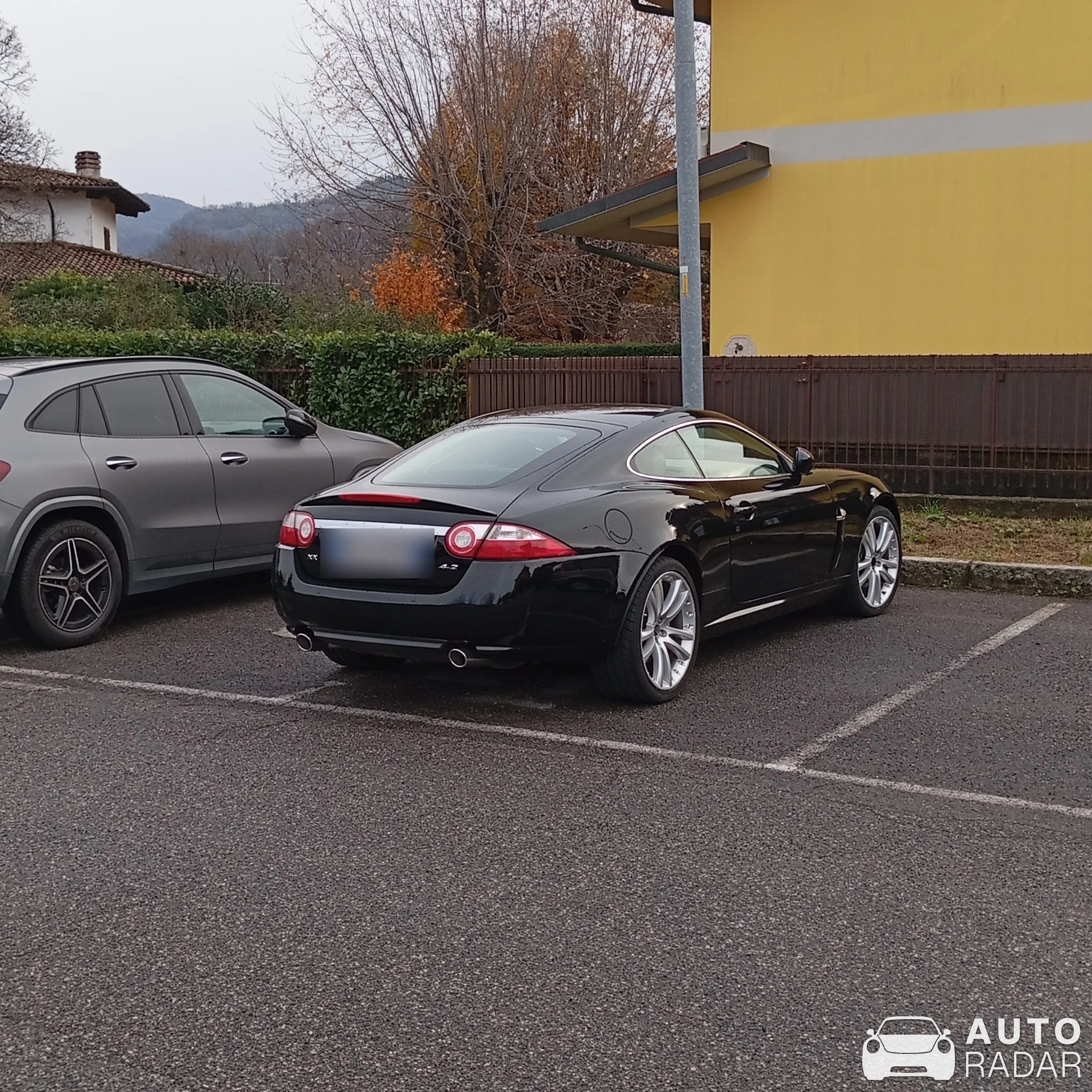 Jaguar XKR-S spotted in Villongo, Italy