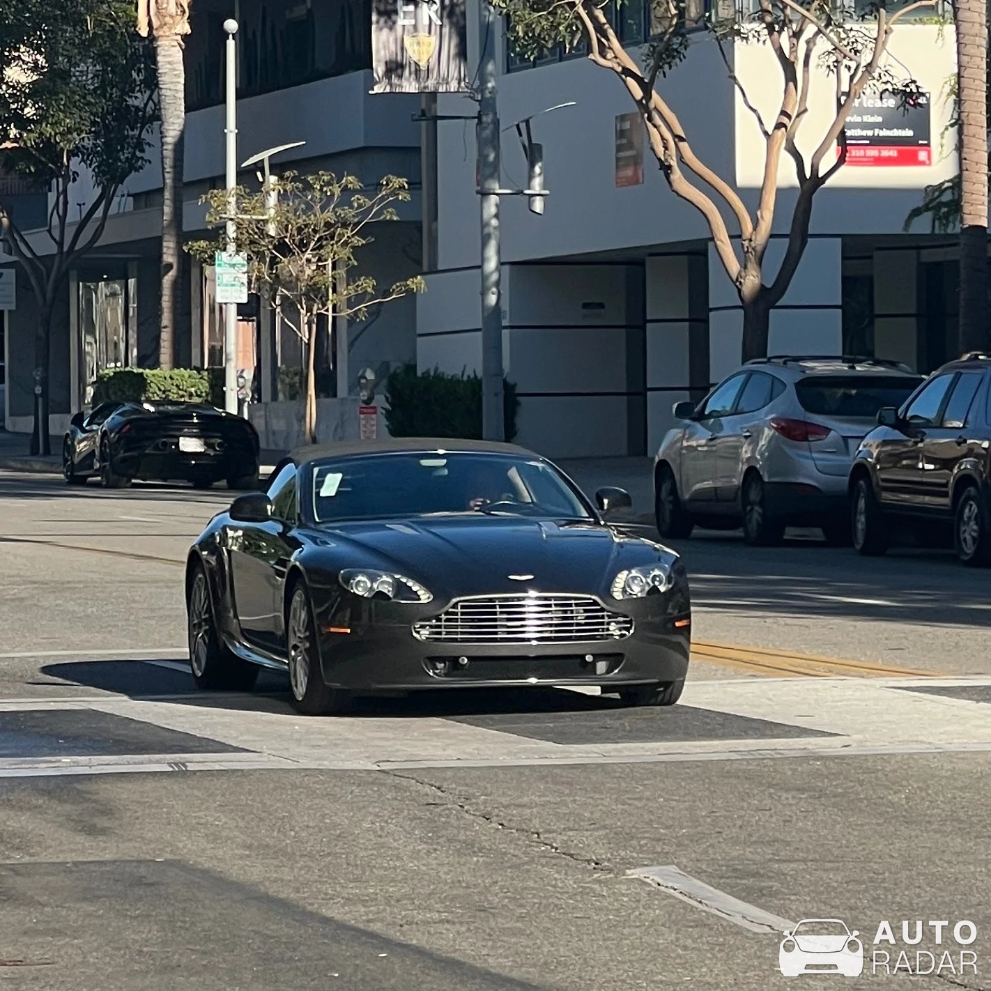 Aston Martin V8 Vantage Roadster spotted in Beverly Hills, United States