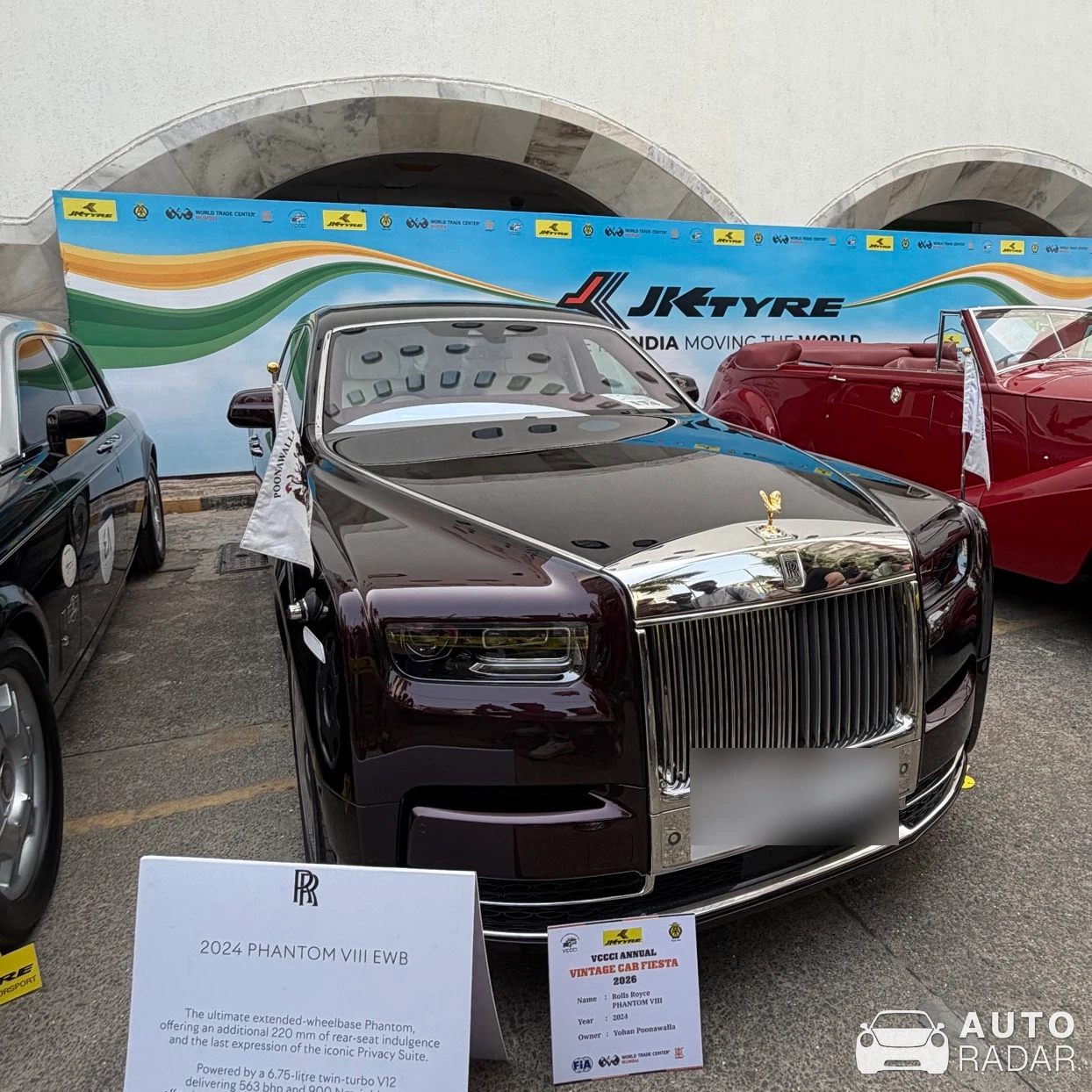 Rolls-Royce Phantom VIII EWB spotted in Mumbai