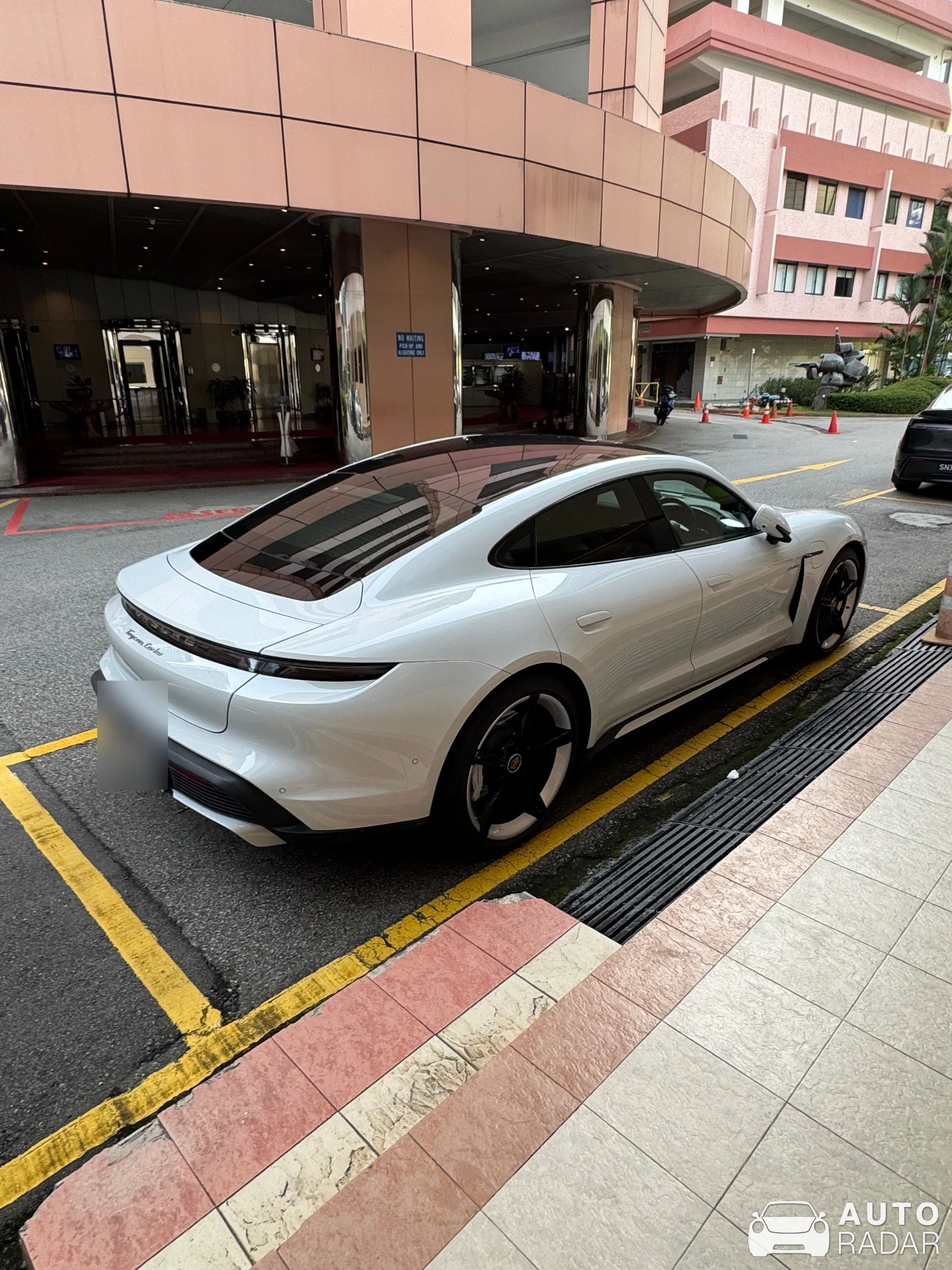 Porsche Taycan Turbo spotted in Singapore