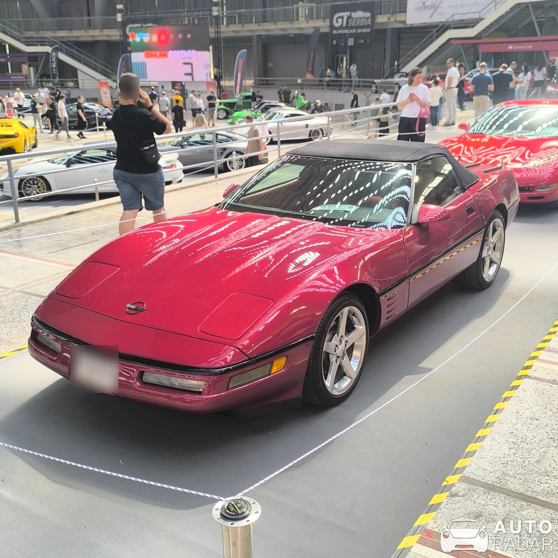 Chevrolet Corvette C4 Convertible spotted in Belgrade