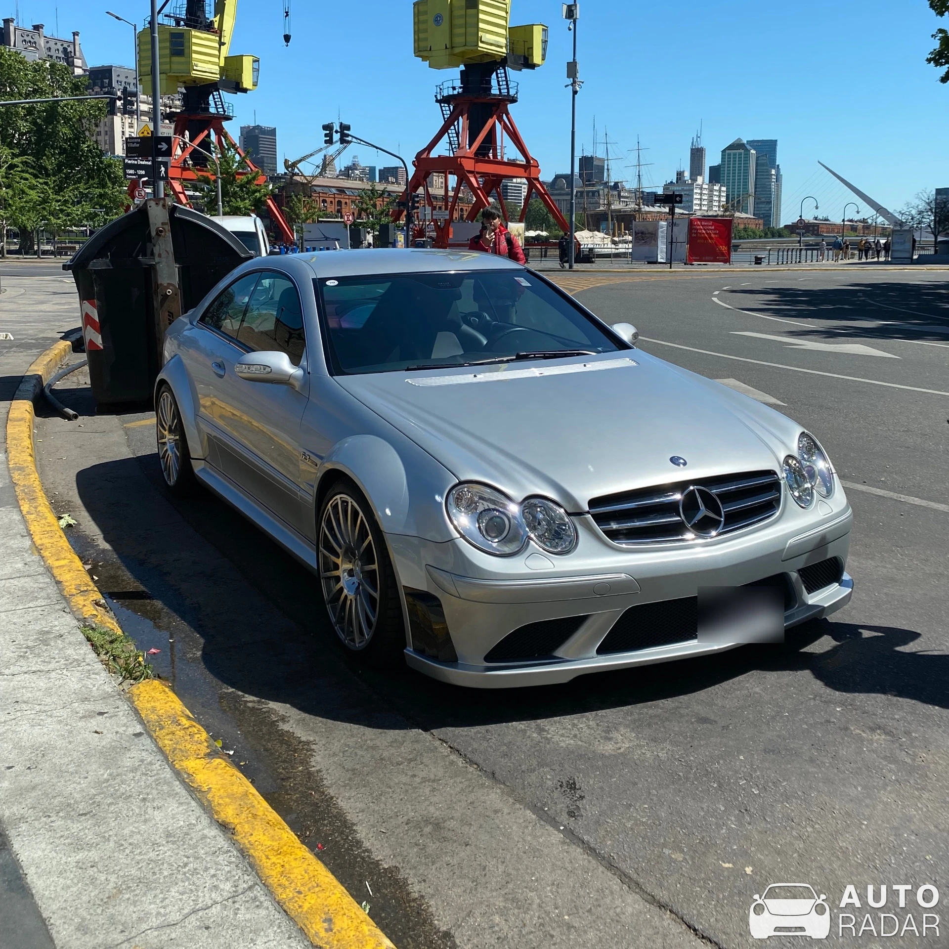 Mercedes-Benz Domanig CLK 63 AMG Black Series spotted in Buenos Aires, Argentina