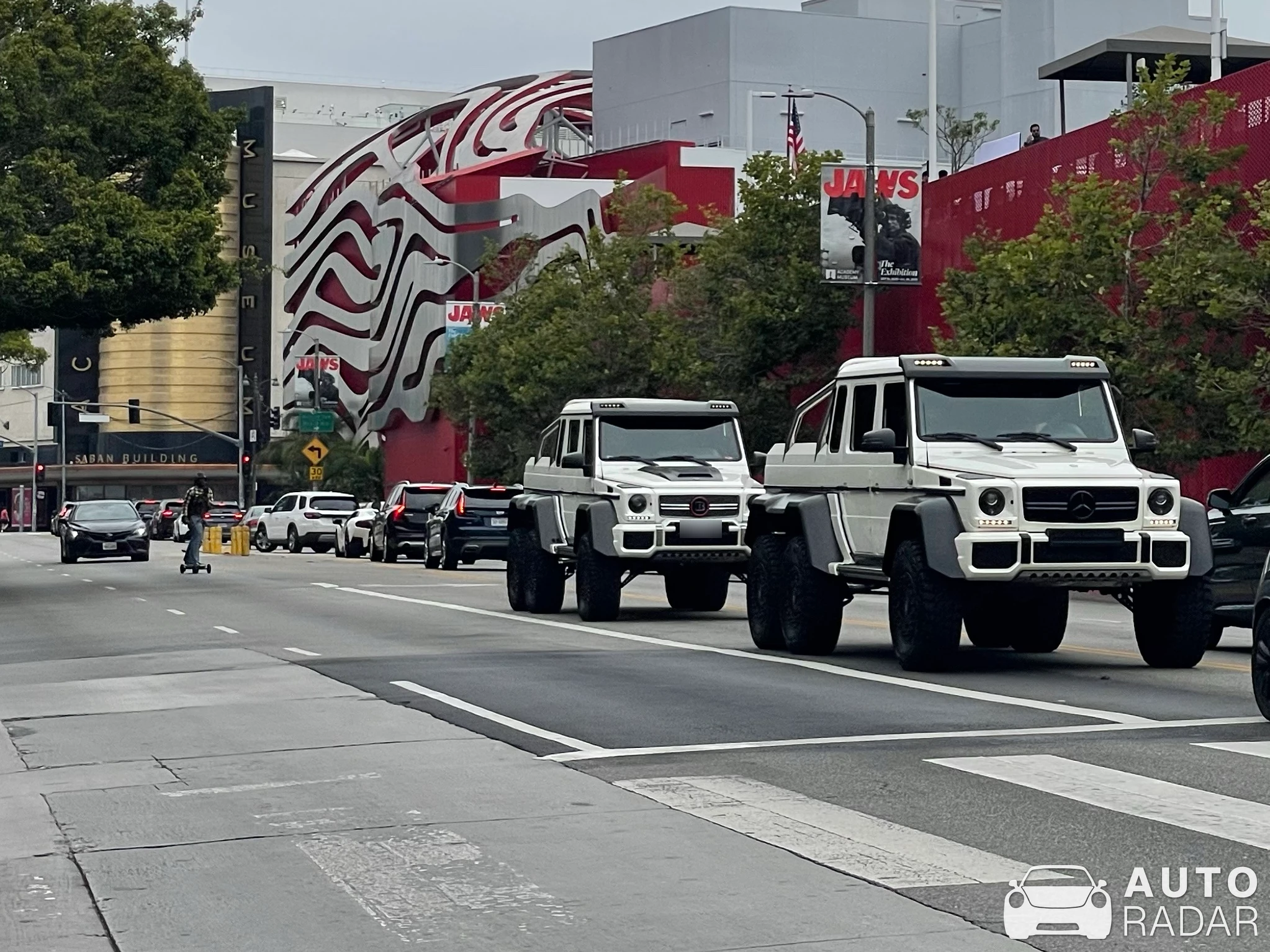 Mercedes-Benz G 63 AMG 6x6 spotted in Los Angeles