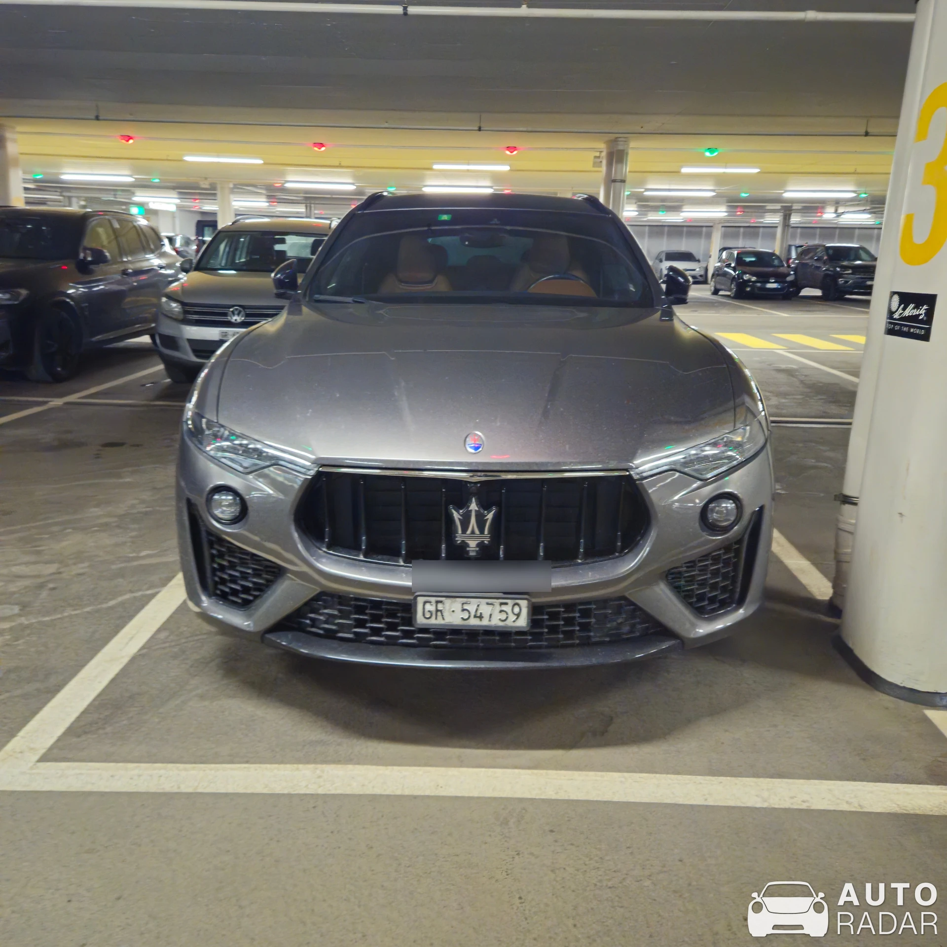 Maserati Levante spotted in Sankt Moritz, Svizzera