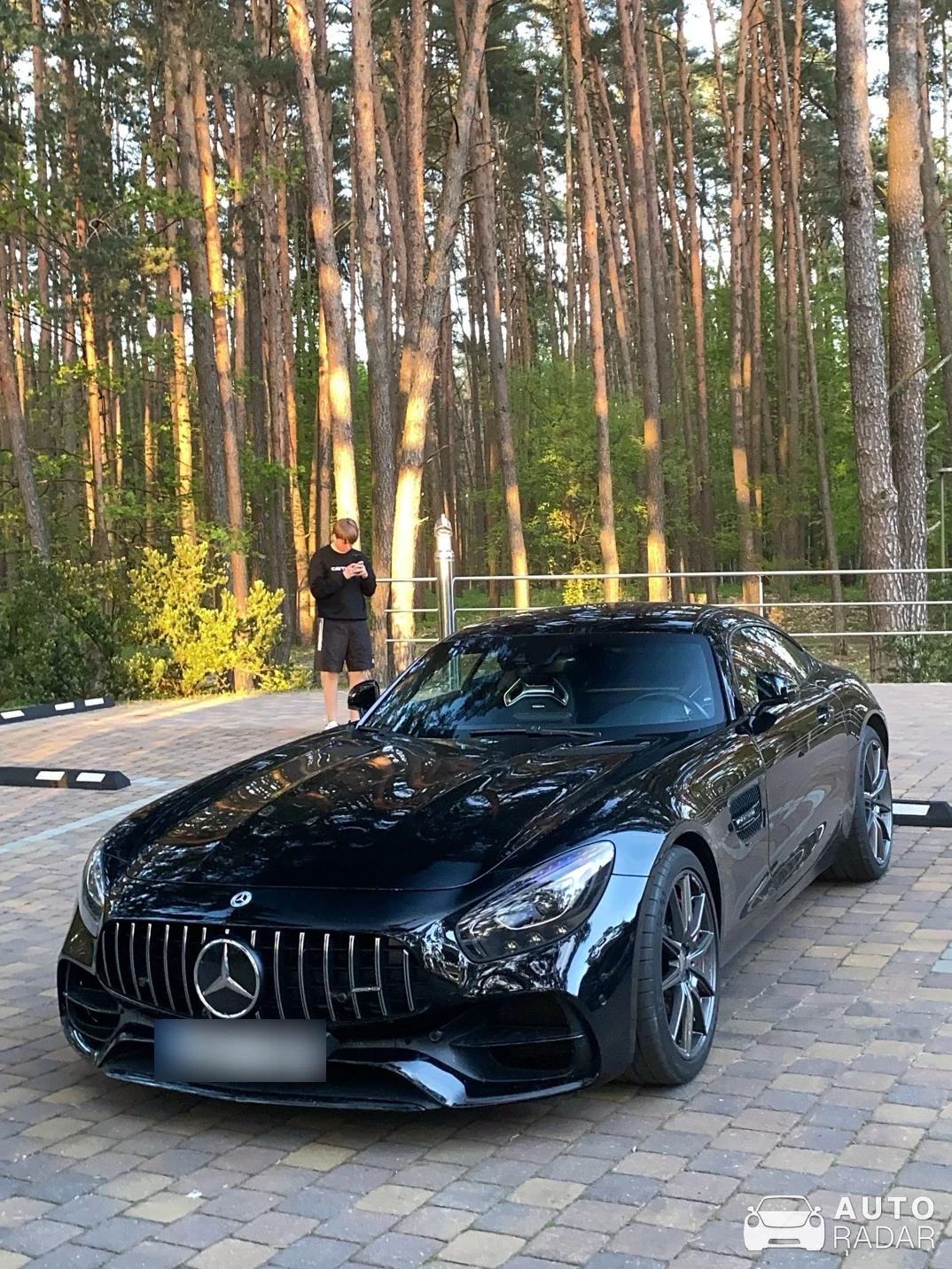 Mercedes-AMG GT S C190 spotted in Birštonas