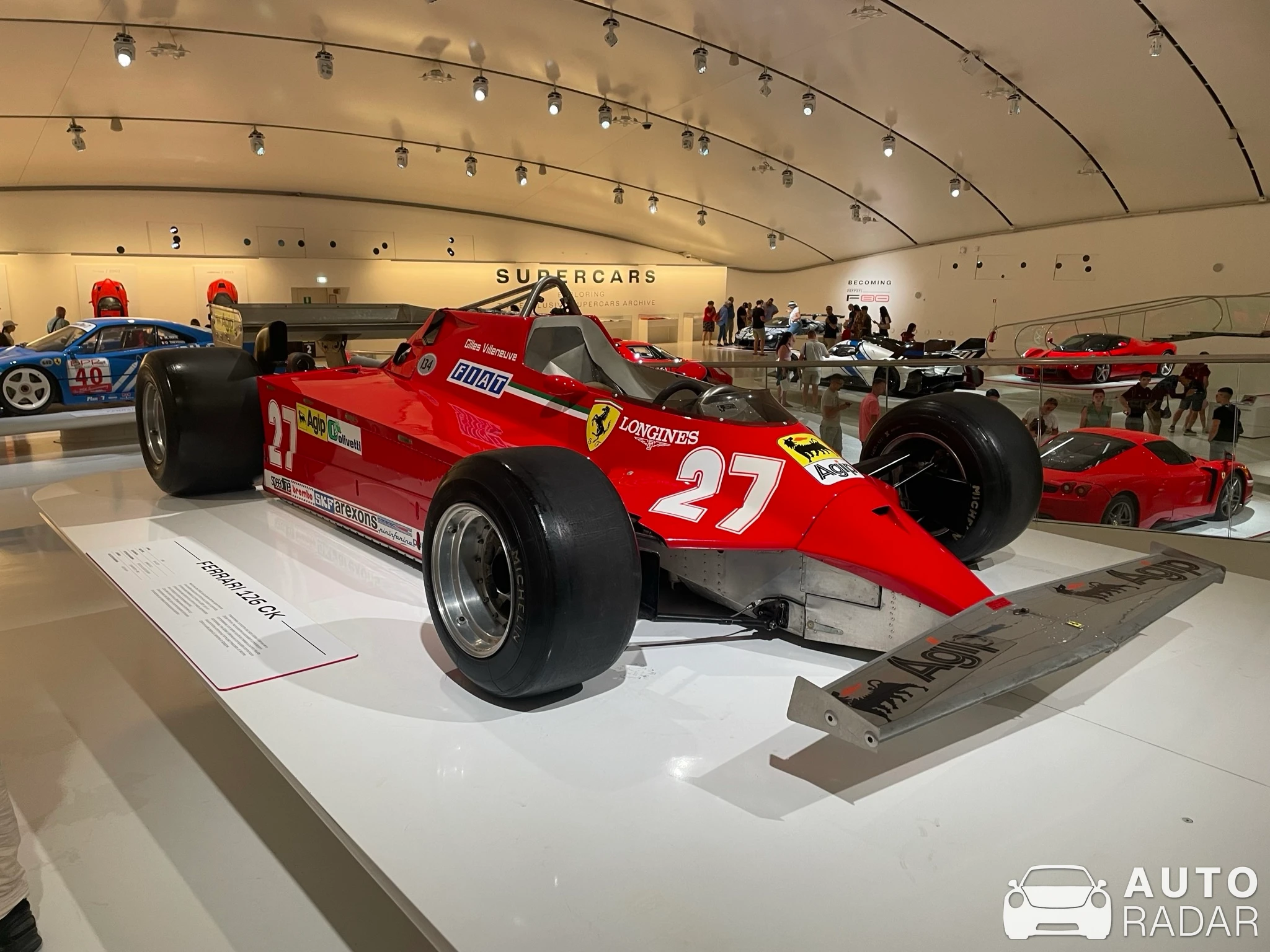 Ferrari Scuderia 126 CK spotted in Modena