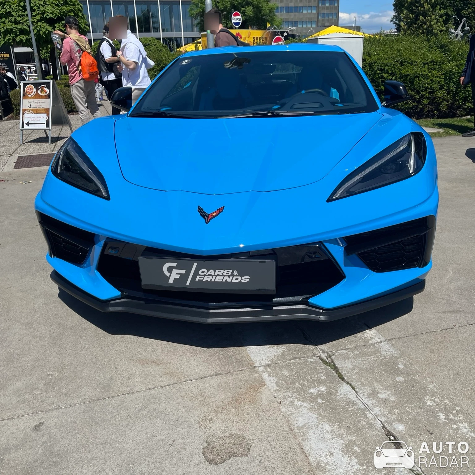Chevrolet Corvette C8 Stingray spotted in Ljubljana, Slovenija