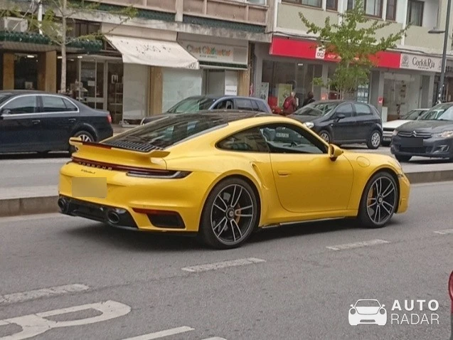 Porsche 992 Turbo S MkI spotted in Aveiro