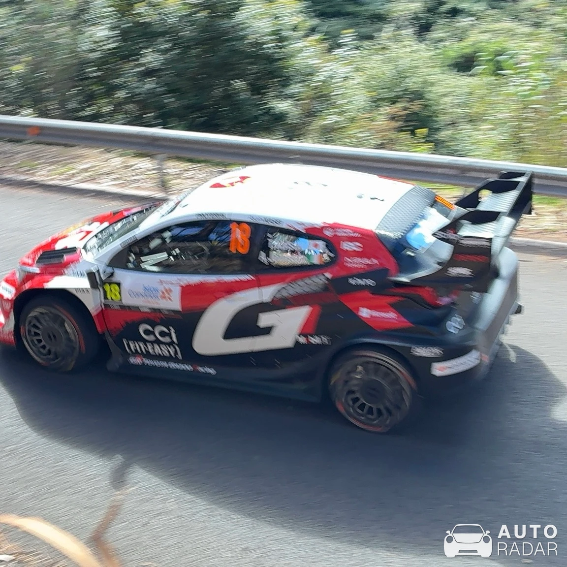 Toyota Yaris WRC spotted