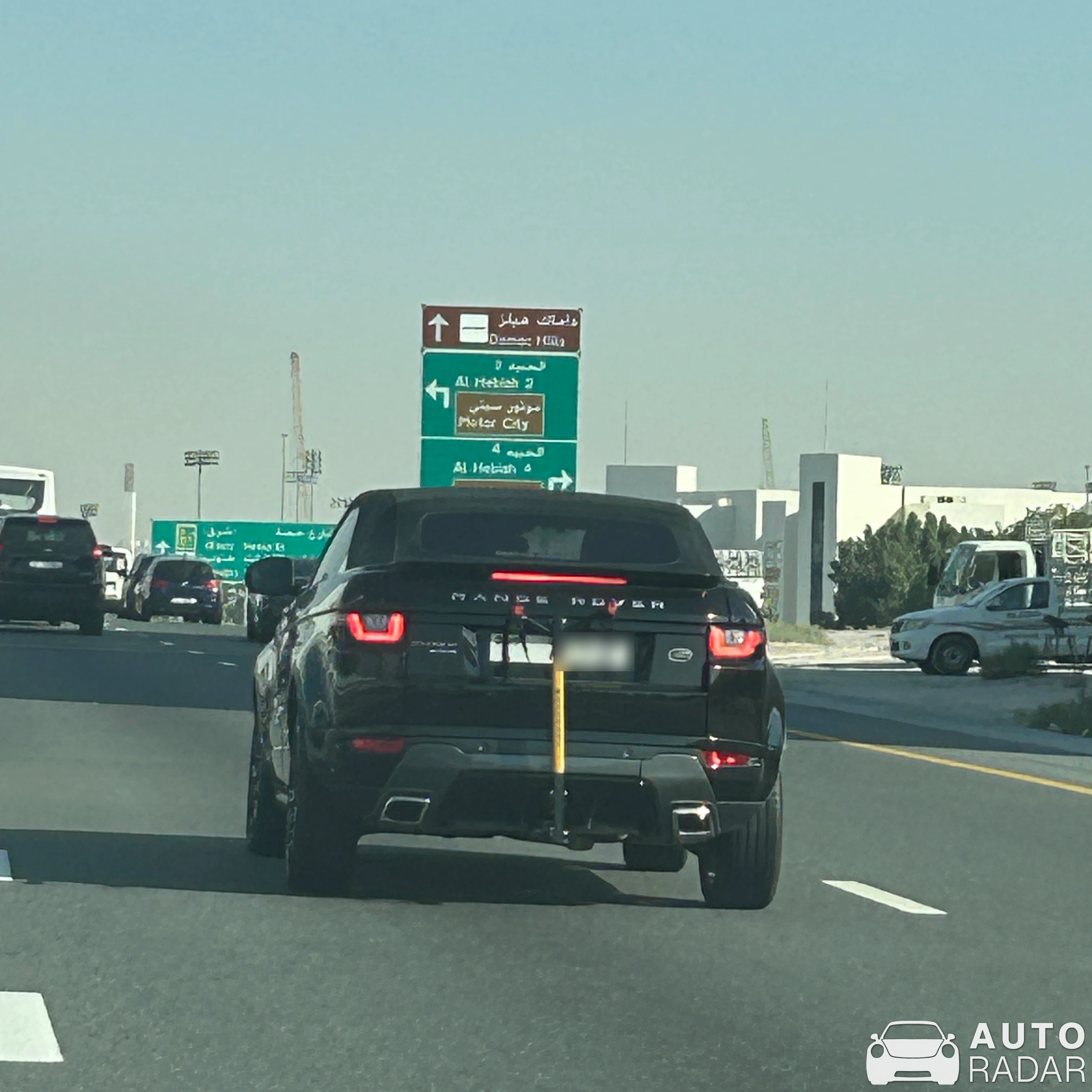 Land Rover Range Rover Evoque spotted in Dubai