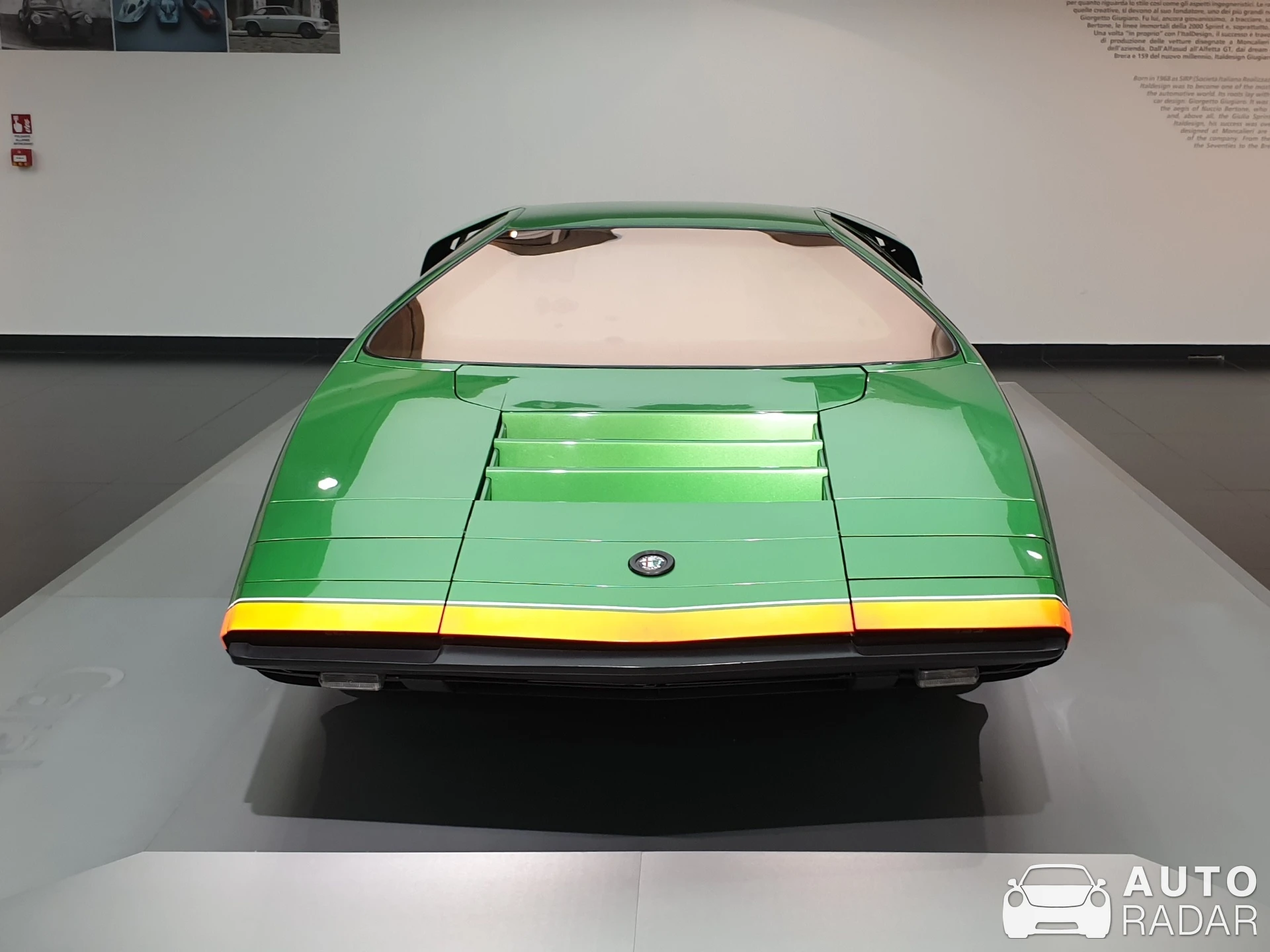 Alfa Romeo Carabo spotted in Rho