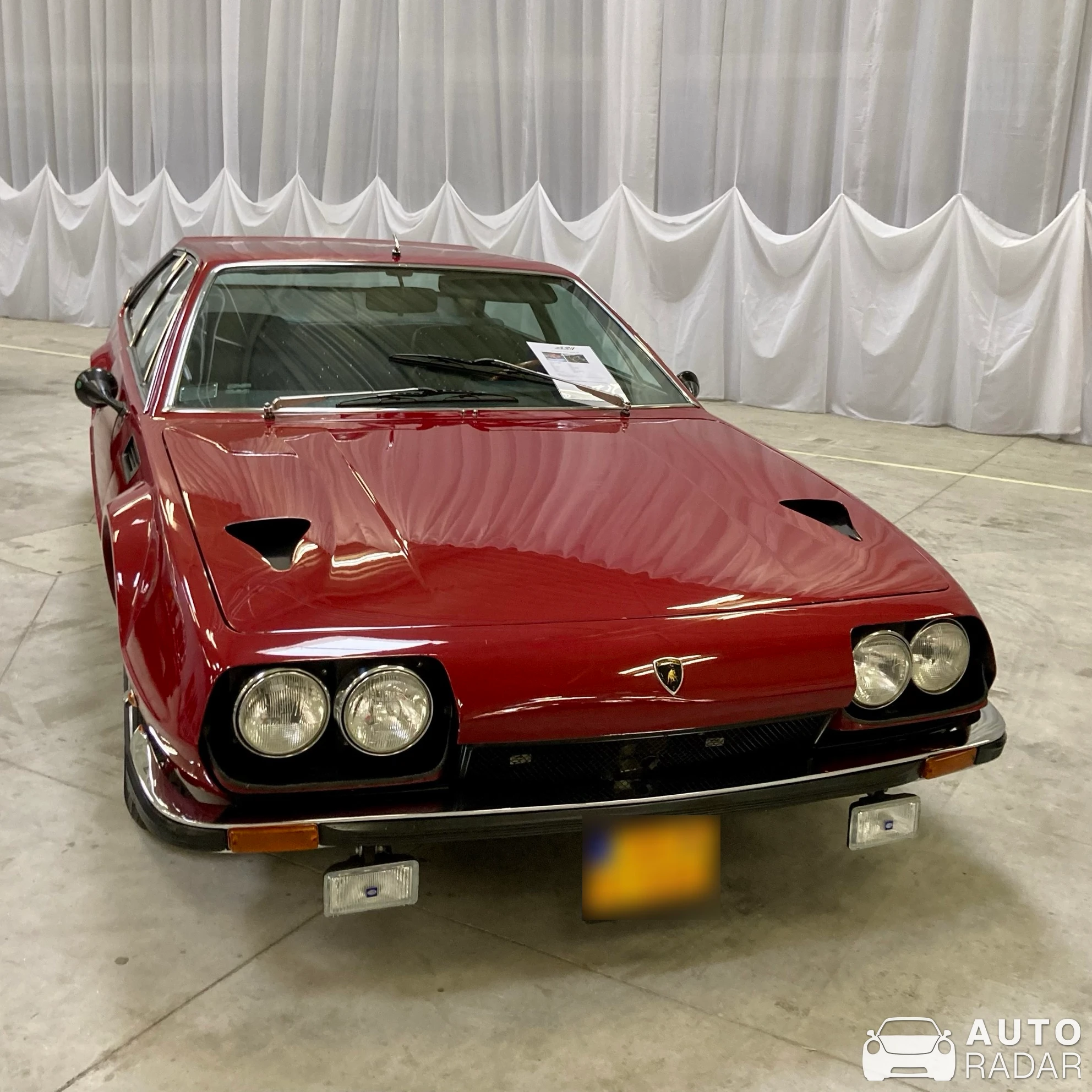 Lamborghini Jarama 400 GT spotted