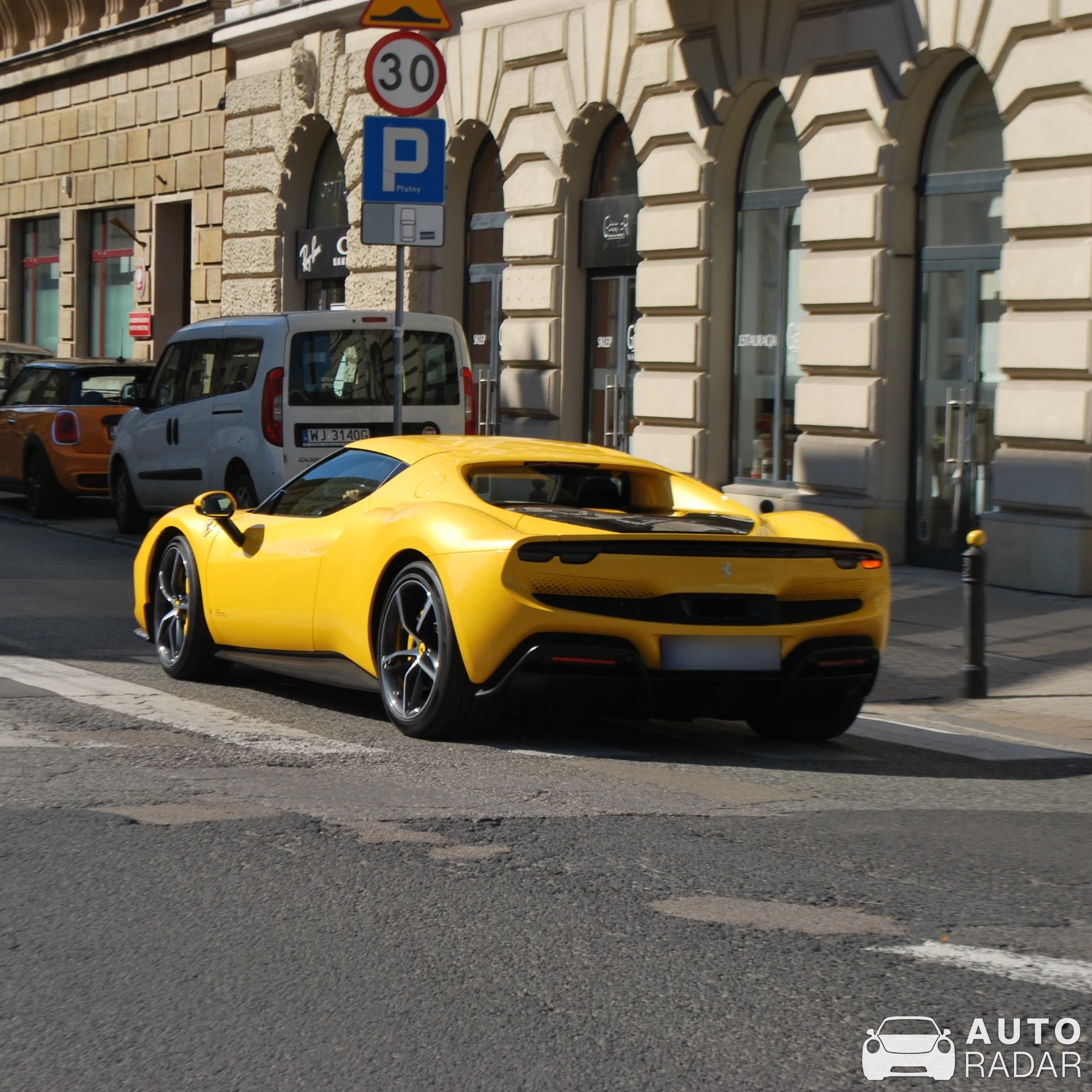 Ferrari 296 GTB spotted in Warszawa, Poland