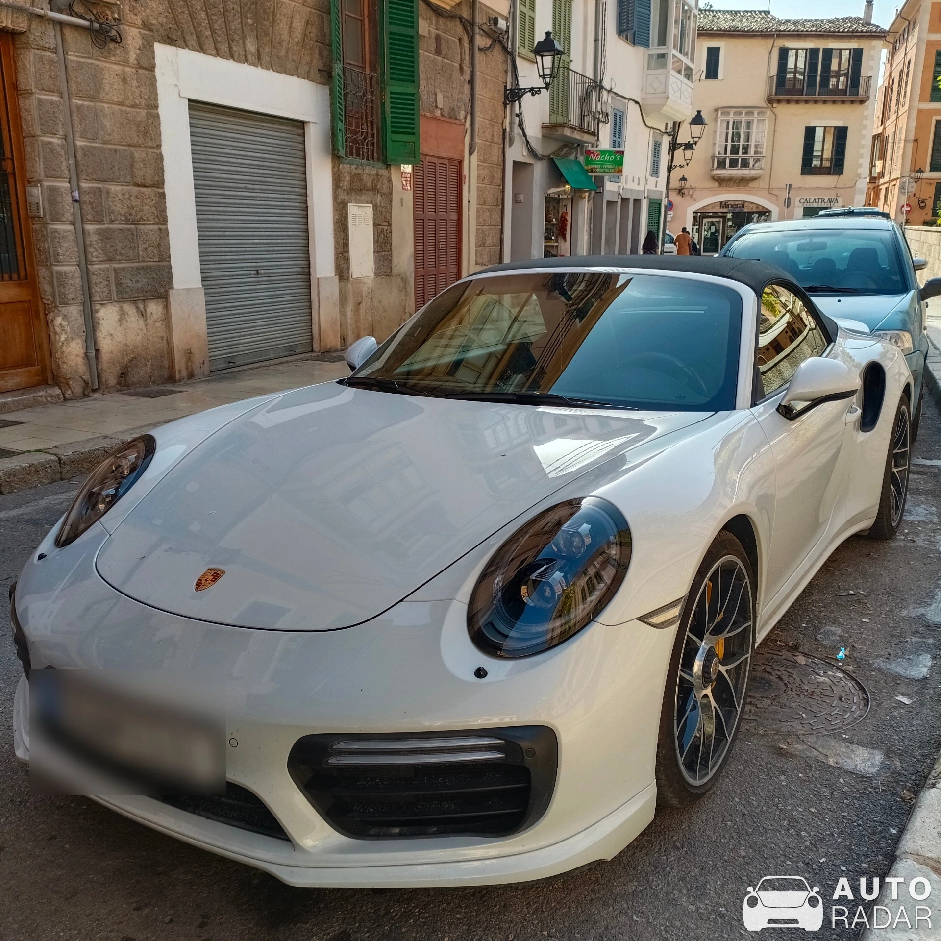 Porsche 991 Turbo S Cabriolet MkII spotted in Palma, Spain