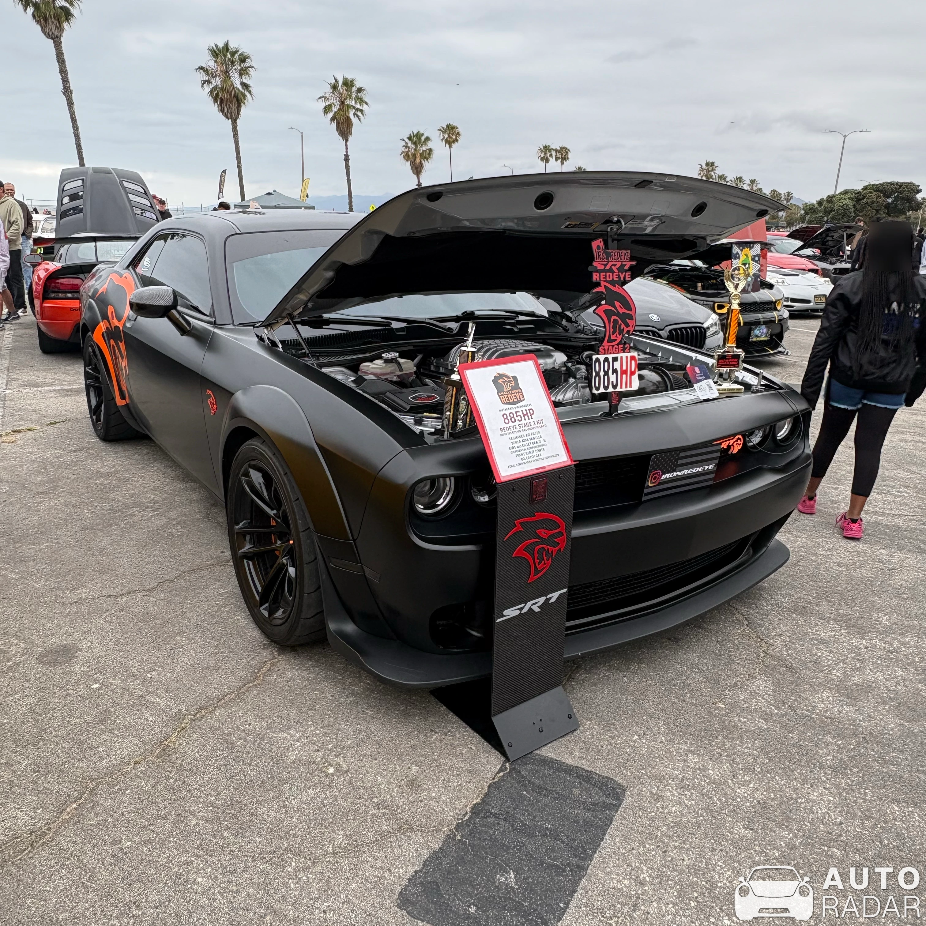 Dodge Challenger SRT Hellcat Redeye Widebody spotted in Santa Monica