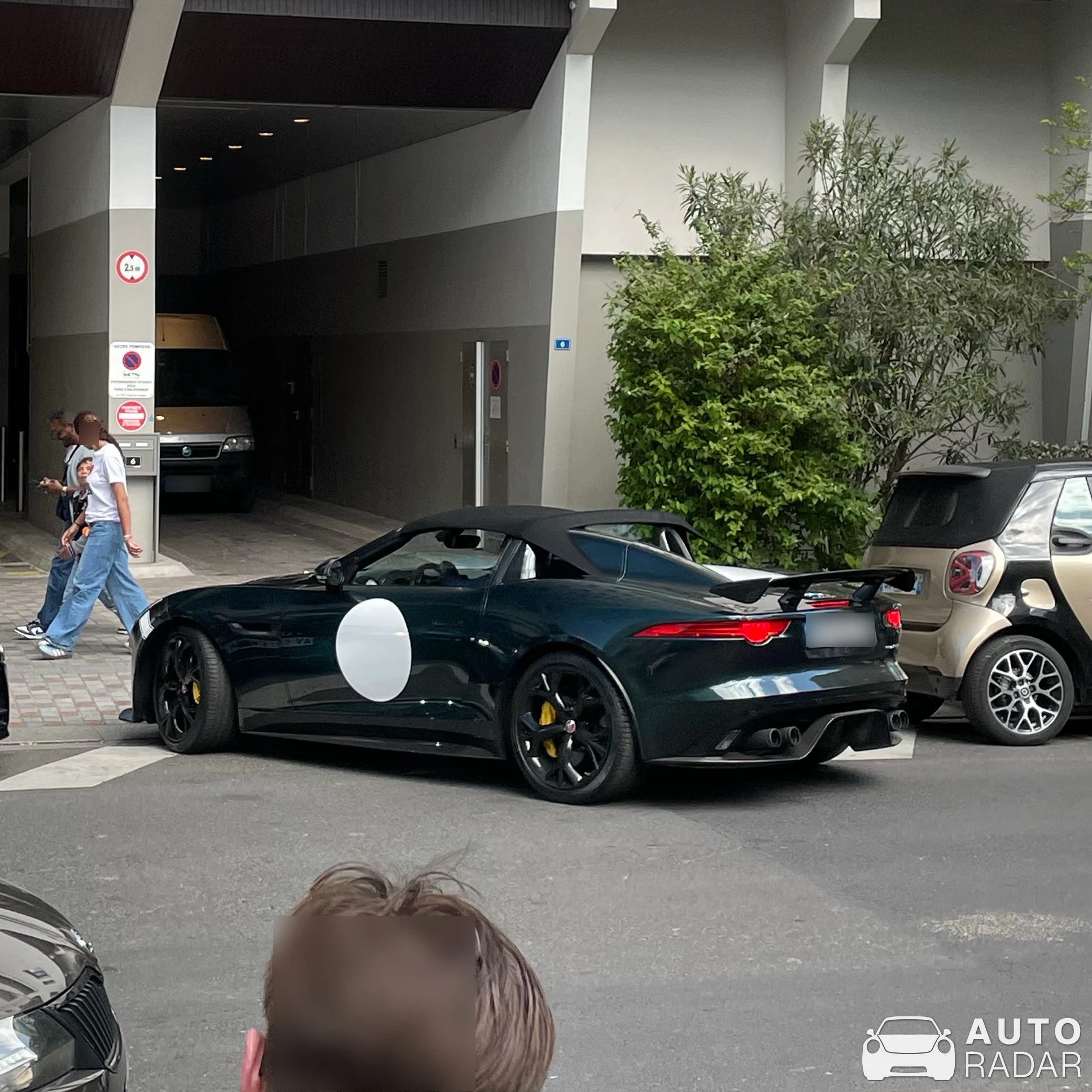 Jaguar F-Type Project 7 spotted in Levallois-Perret