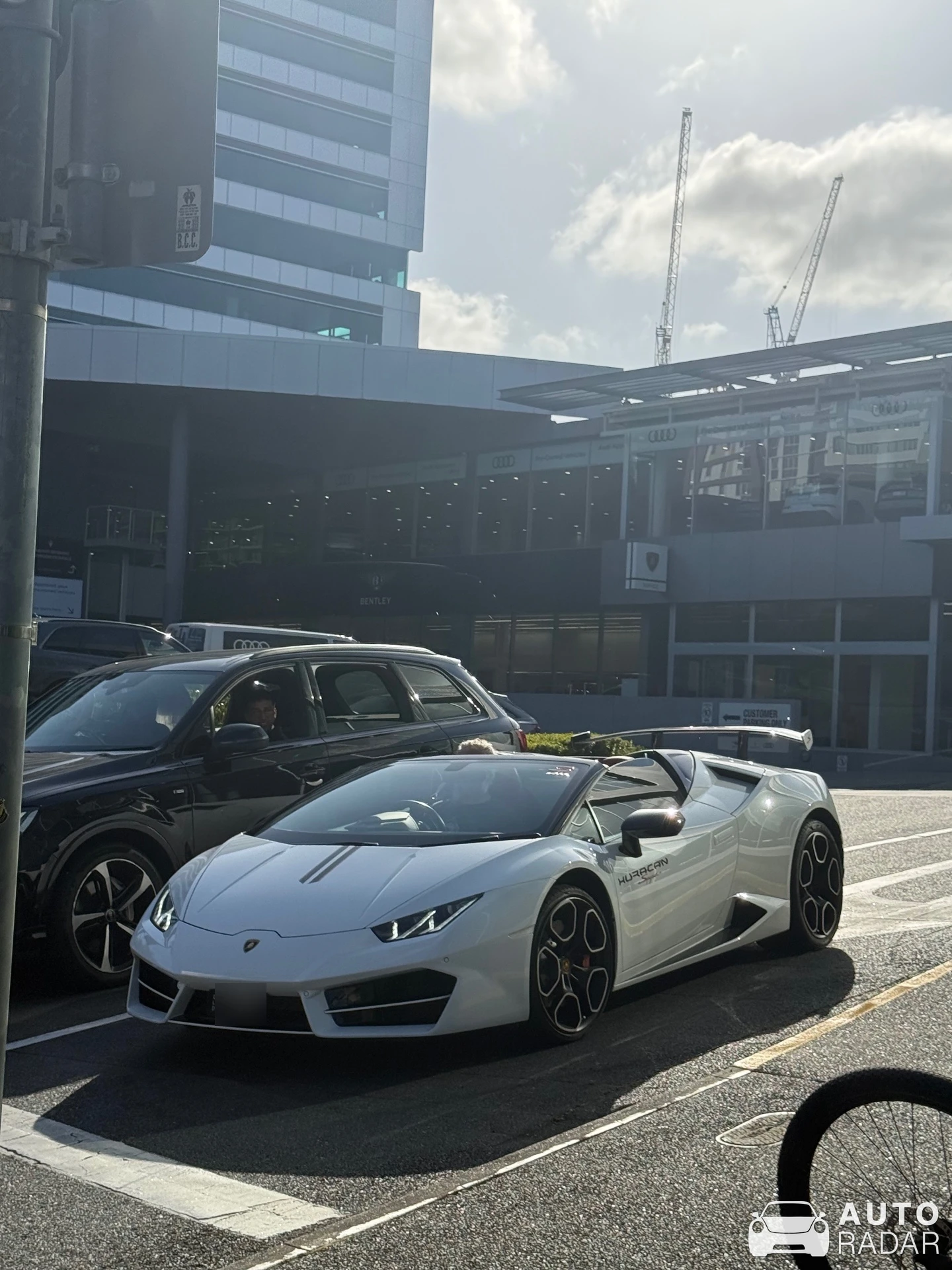 Lamborghini Huracán LP580-2 Spyder spotted in Fortitude Valley, Australia