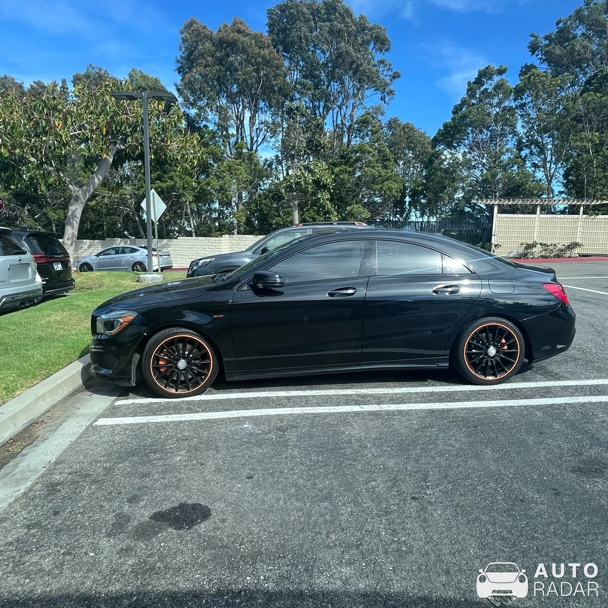 Mercedes-AMG CLA 45 C117 OrangeArt Edition spotted in Manhattan Beach