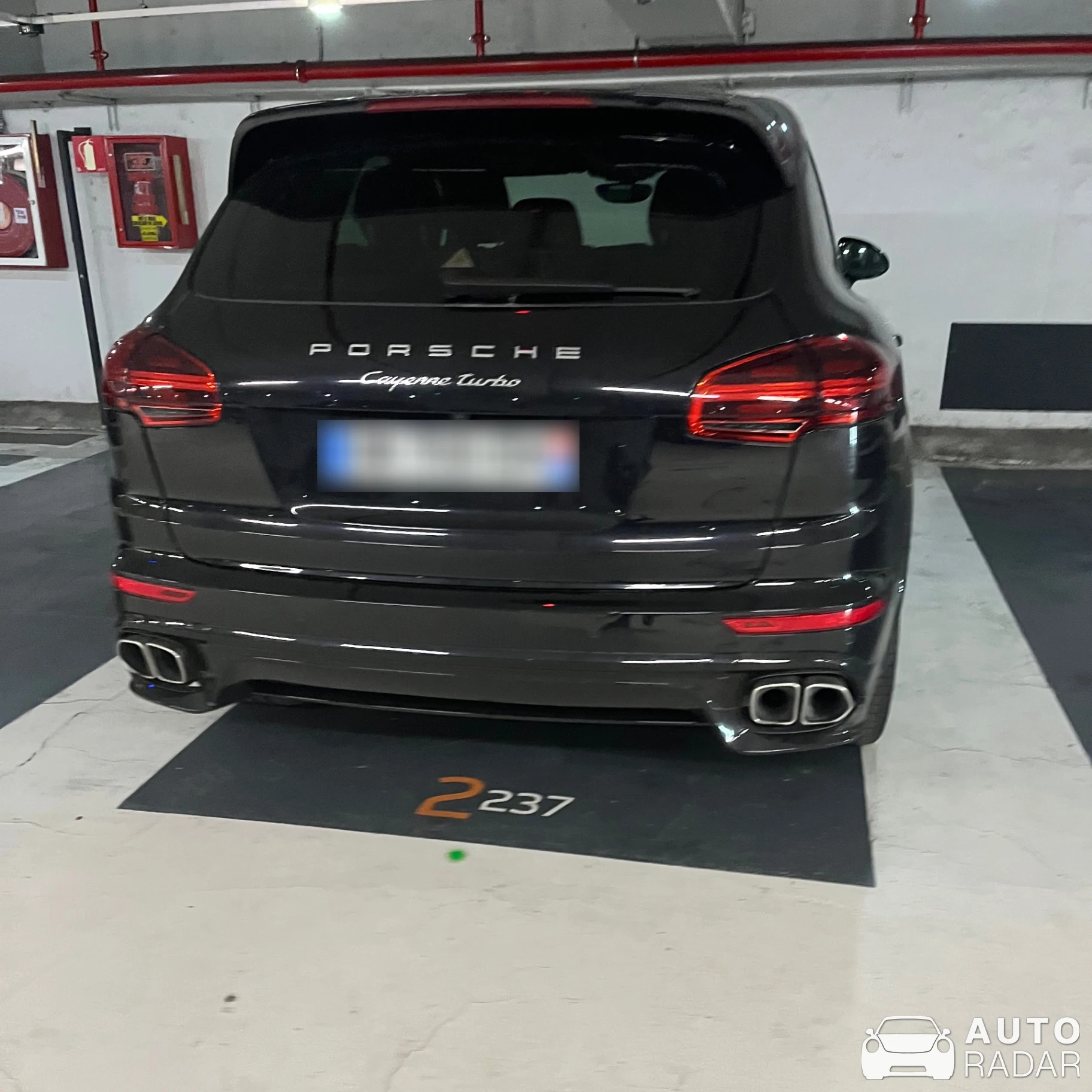 Porsche Cayenne Turbo spotted in Barcelona, Spain