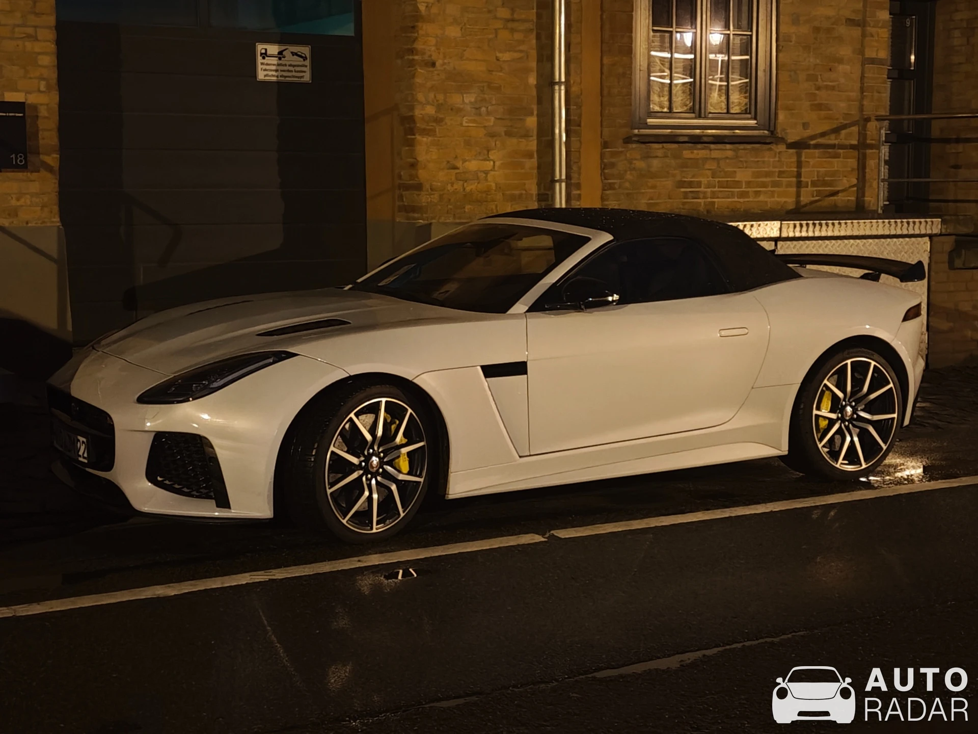 Jaguar F-Type SVR Convertible spotted in Rostock