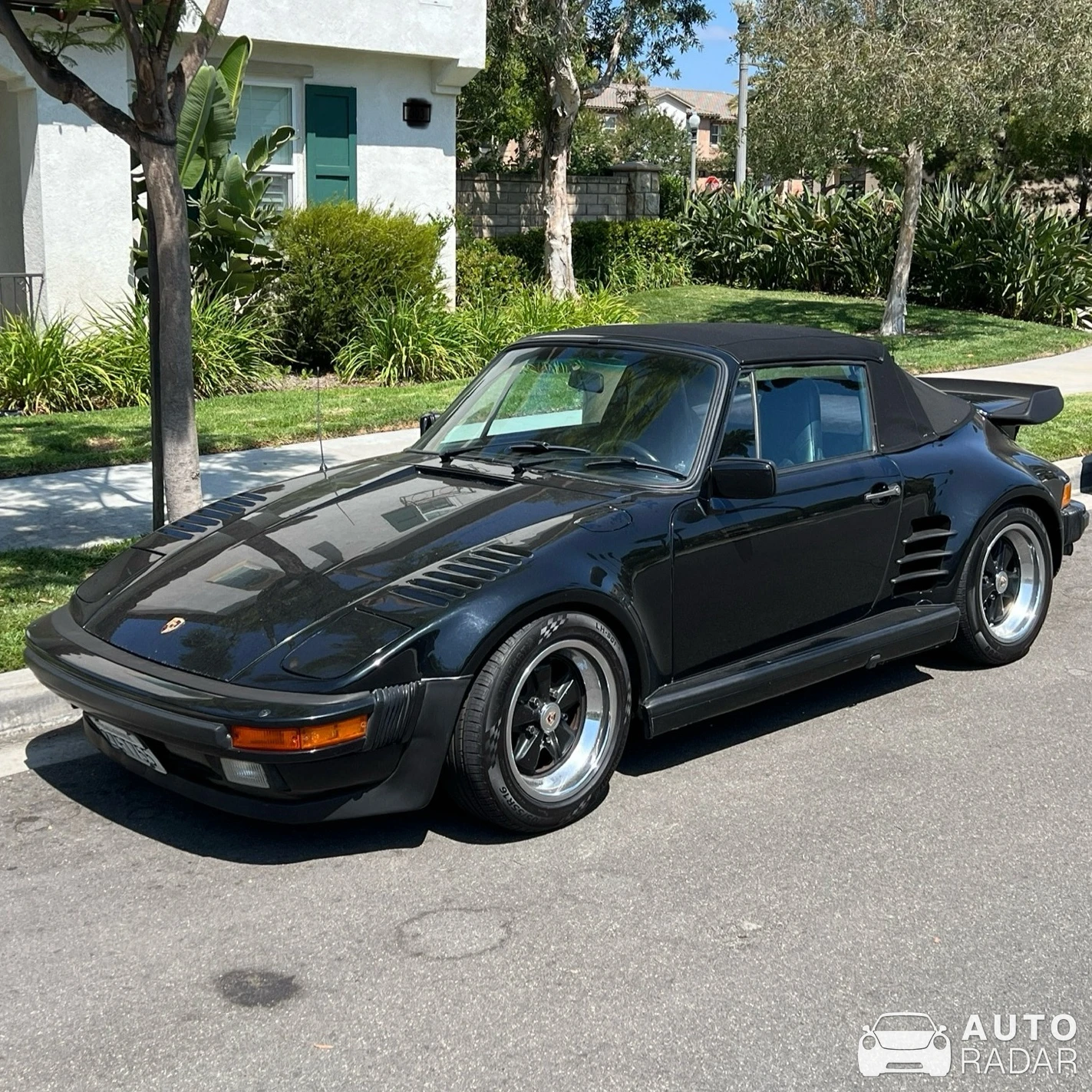 Porsche 930 Turbo Flachbau Cabriolet spotted in Camarillo, United States