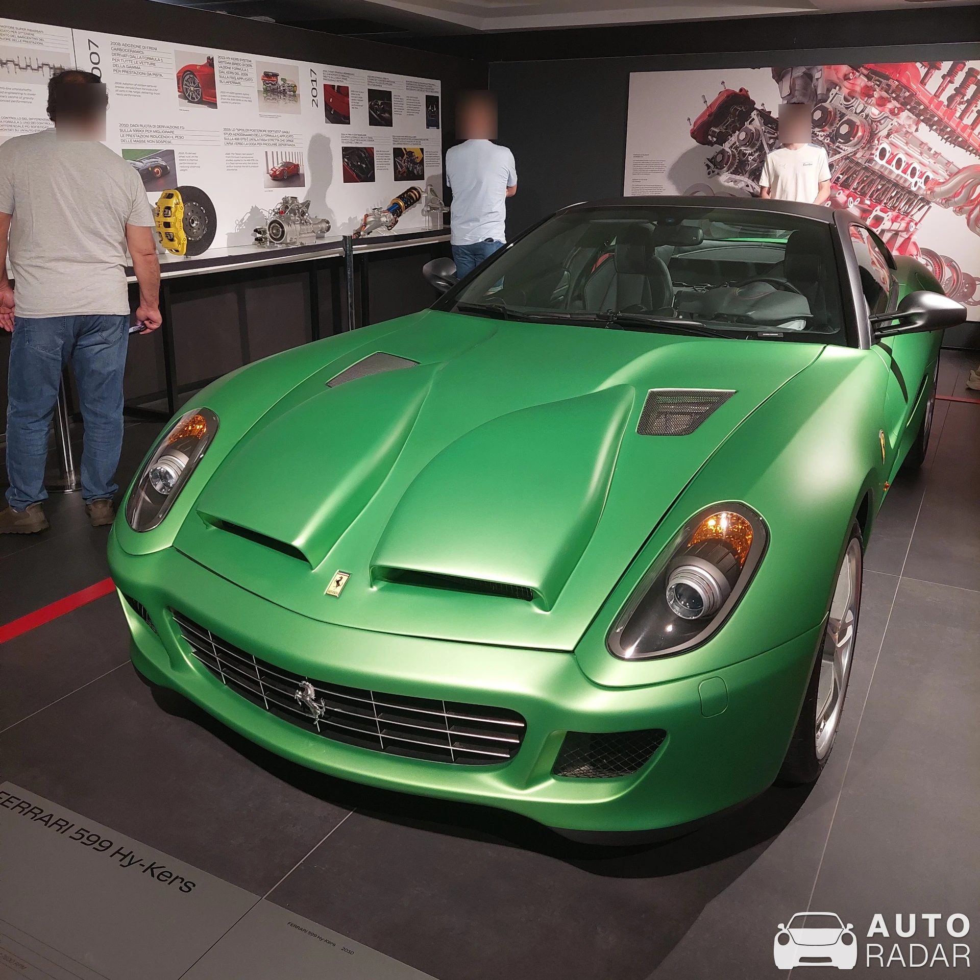 Ferrari 599 HY-KERS spotted in Maranello