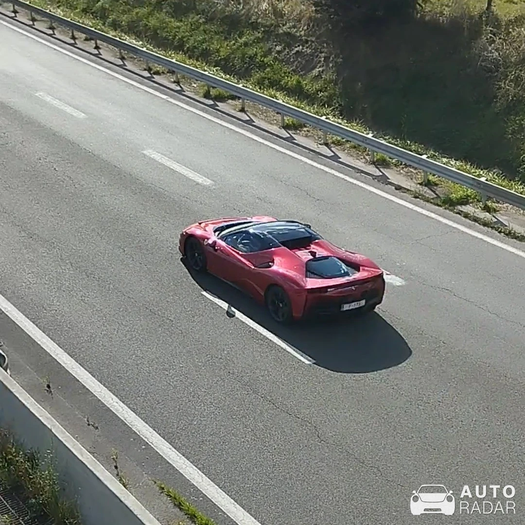 Ferrari SF90 Spider spotted in Warmeriville, France