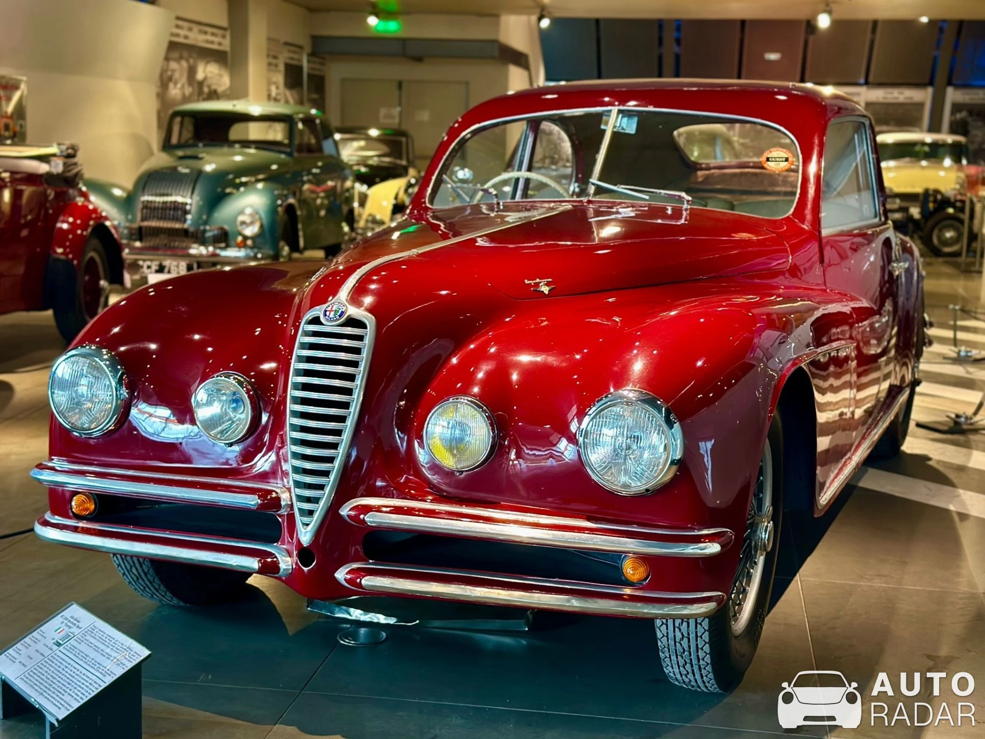 Alfa Romeo 6C 2500 Berlinetta Sport by Touring  spotted in Athina