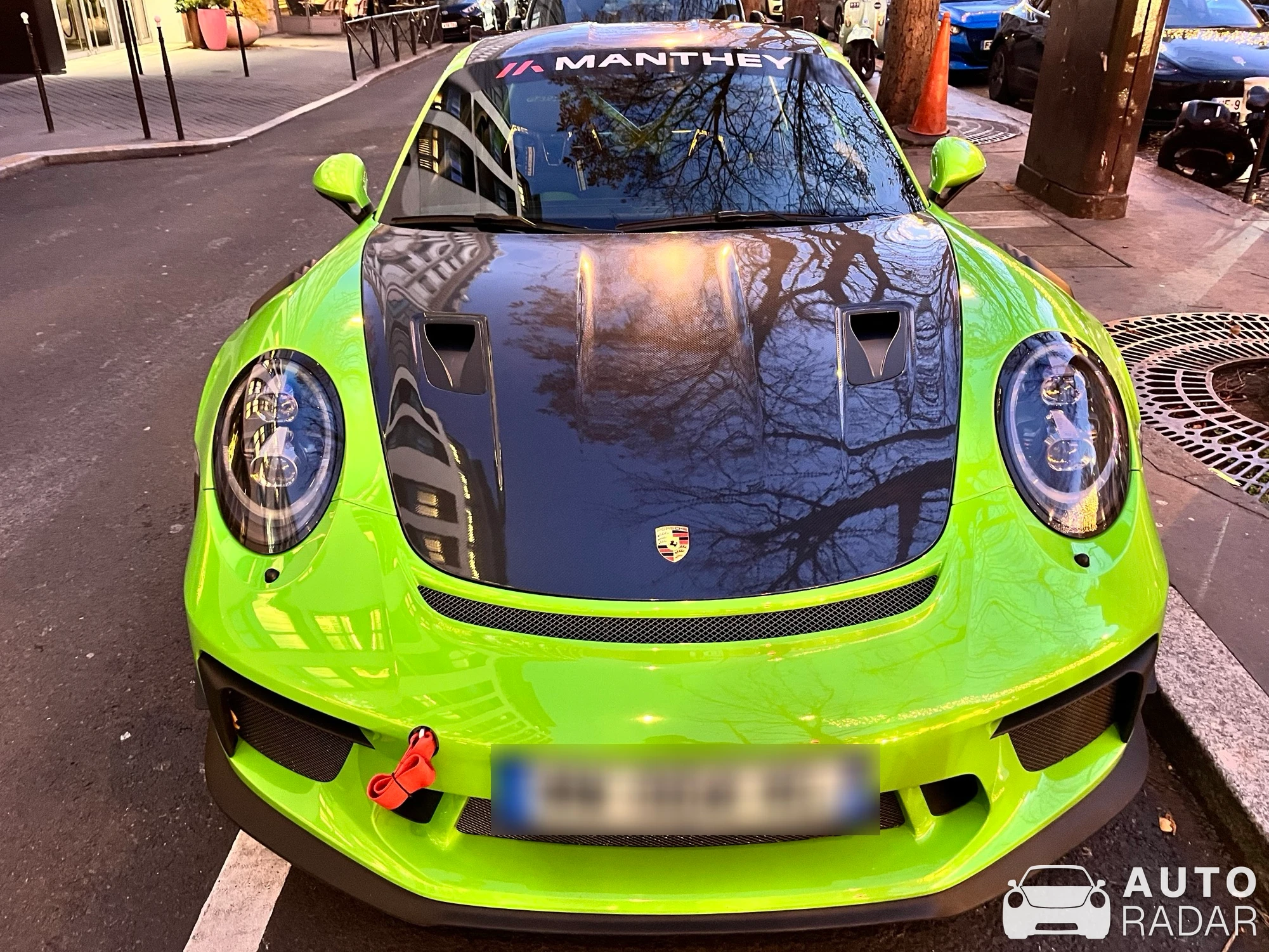 Porsche 991 GT3 RS MkI MR spotted in Paris, France