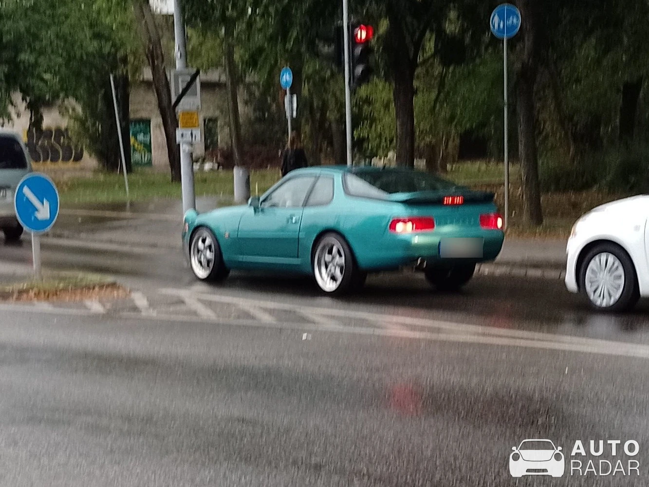 Porsche 968 CS spotted in Budapest
