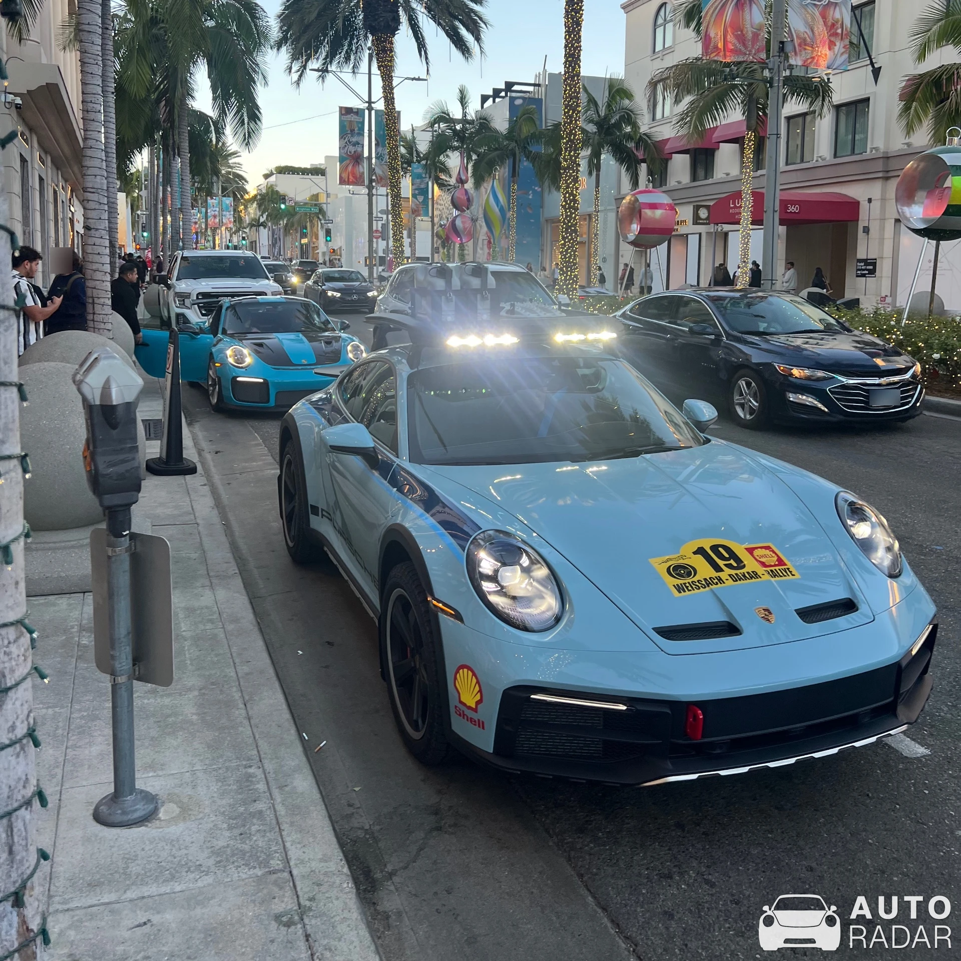 Porsche 992 Dakar spotted in Beverly Hills, United States