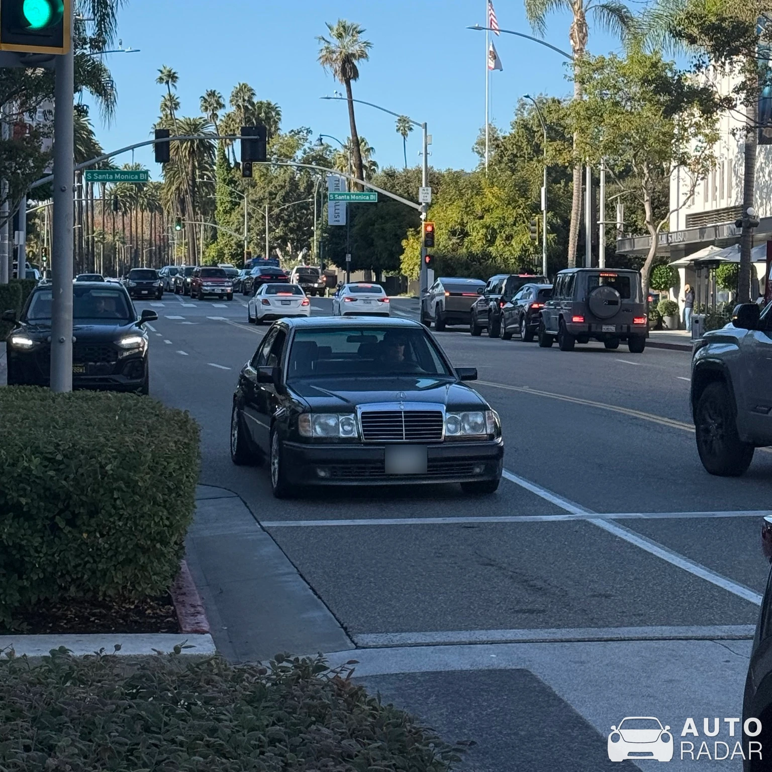 Mercedes-Benz E500 spotted in Beverly Hills, United States